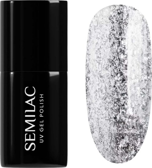 SEMILAC SEMILAC UV Gel Polish 292 Silver Shimmer