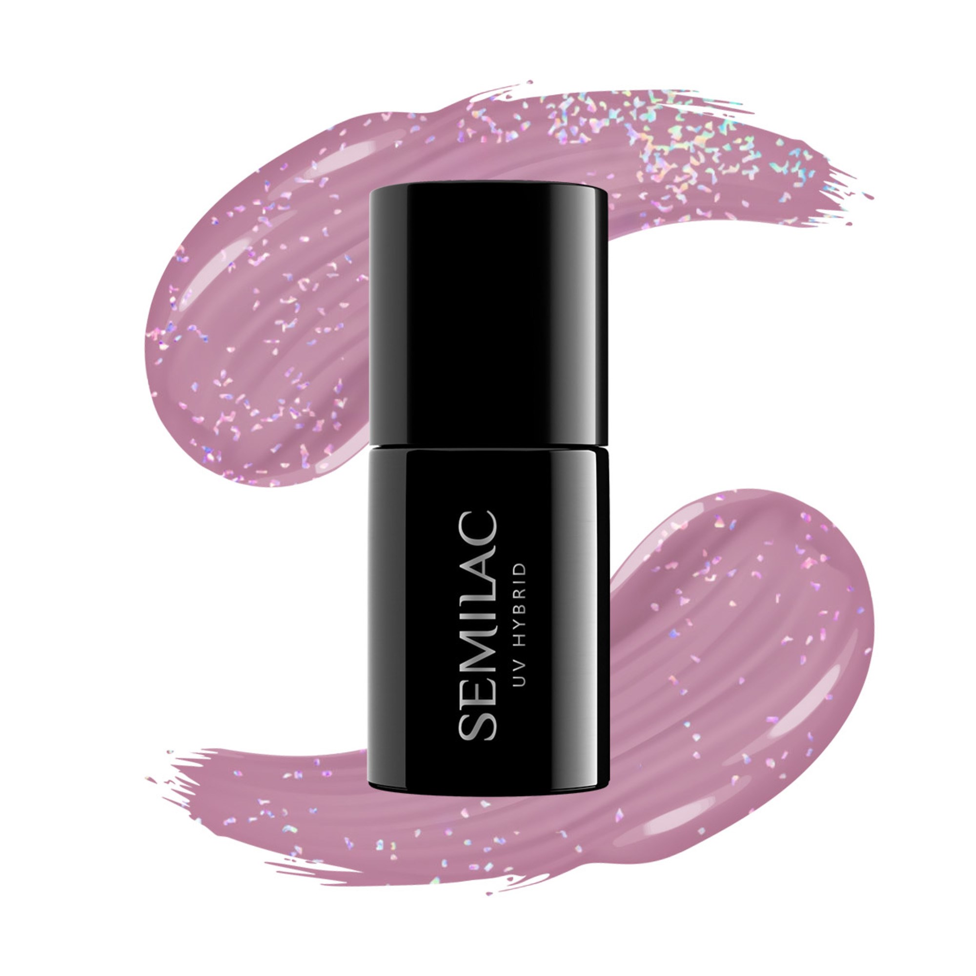 Semilac Semilac Hybrid Neglelakk Shimmer Dust Pink 319 universal