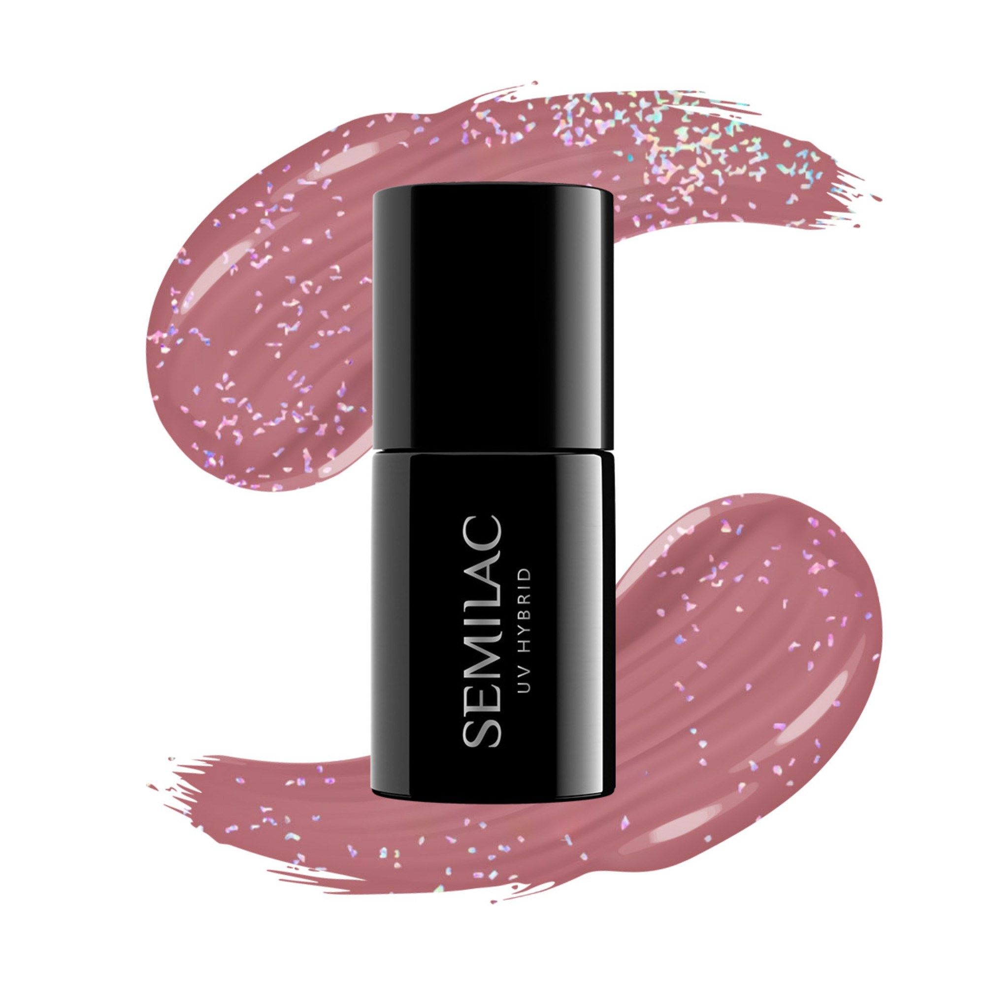 Semilac Semilac Hybrid Nail Polish 321 Shimmer Dust Caramel, 7 ml