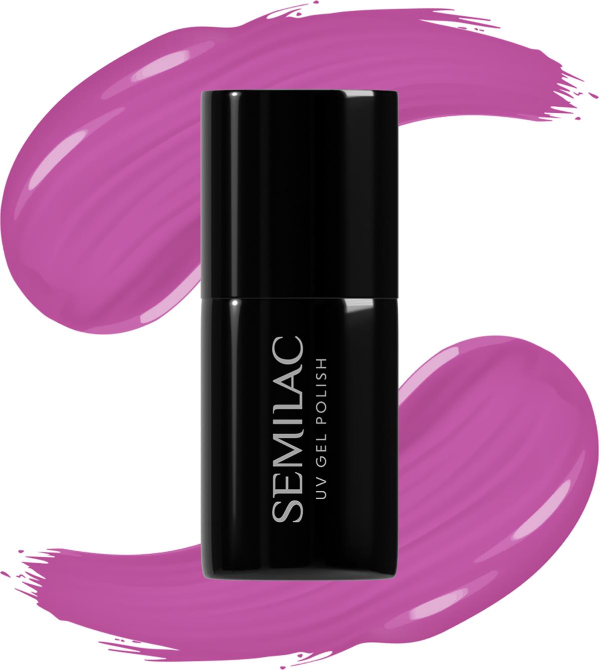 SEMILAC UV Gel Polish 601 Neon Pink Punch