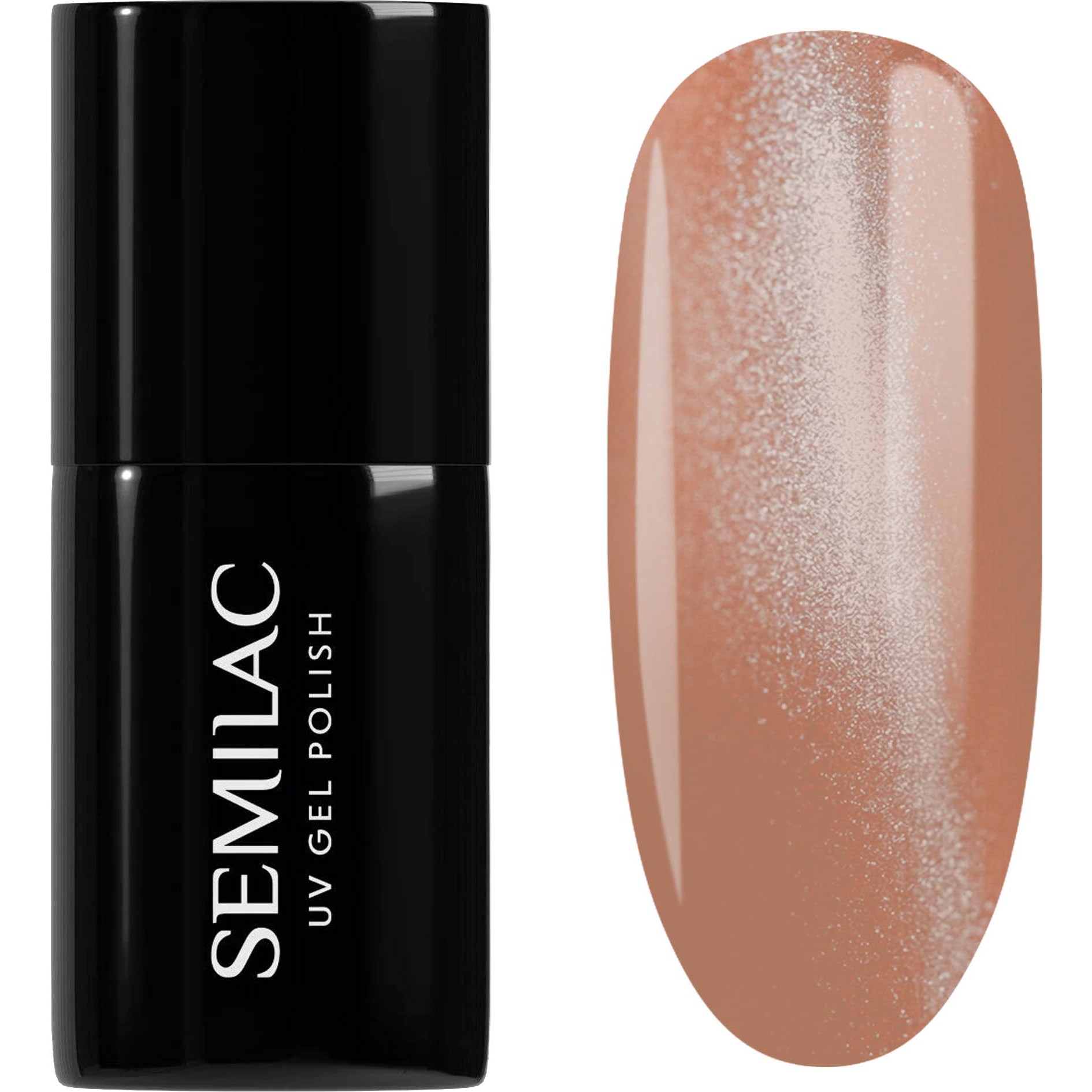 Semilac UV Gel Polish 733 Creamy Praline Gloss​