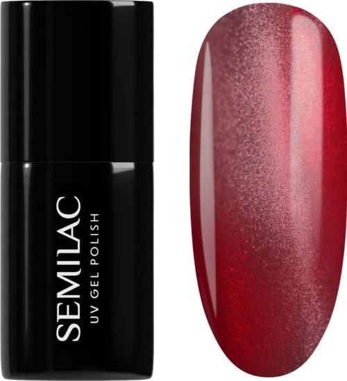 SEMILAC UV Gel Polish 736 Crimson Jelly Gloss