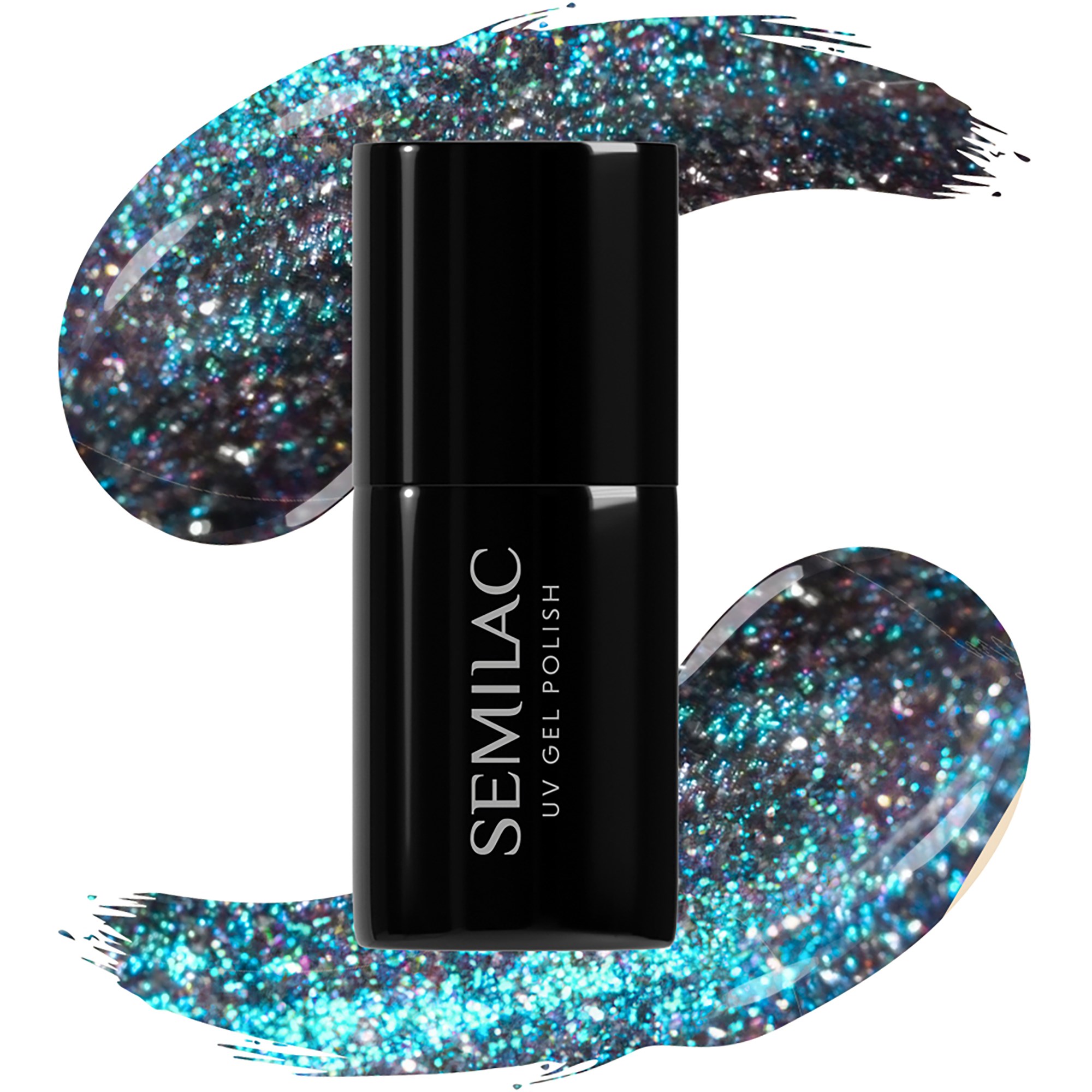 Semilac SEMILAC UV Gel Polish 828 Grey Holo parfym