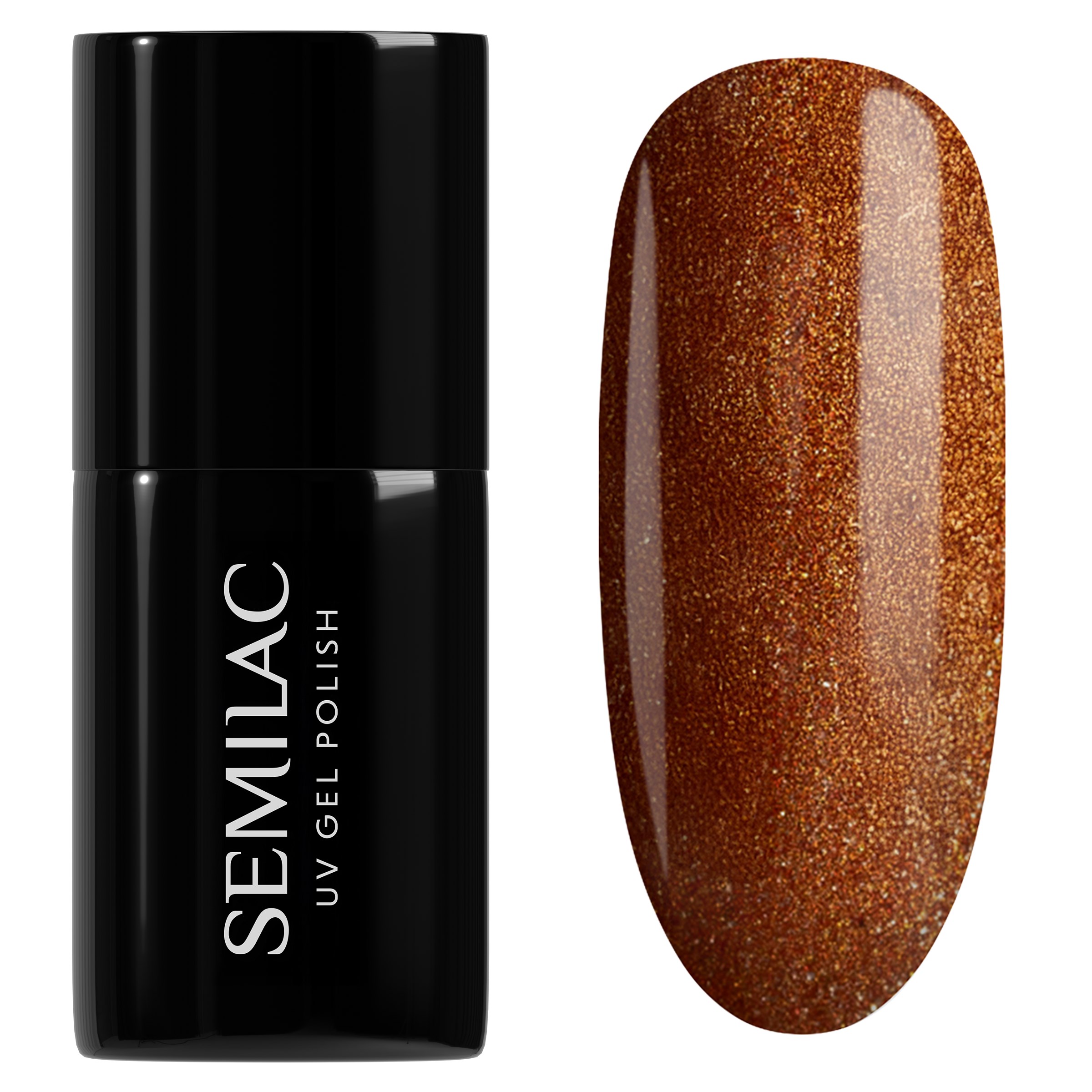 SEMILAC UV Gel Polish Glazed Cinnamon