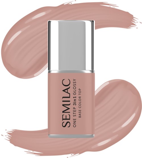 SEMILAC UV Gel Polish One Step 3in1 Glossy S210 French Beige