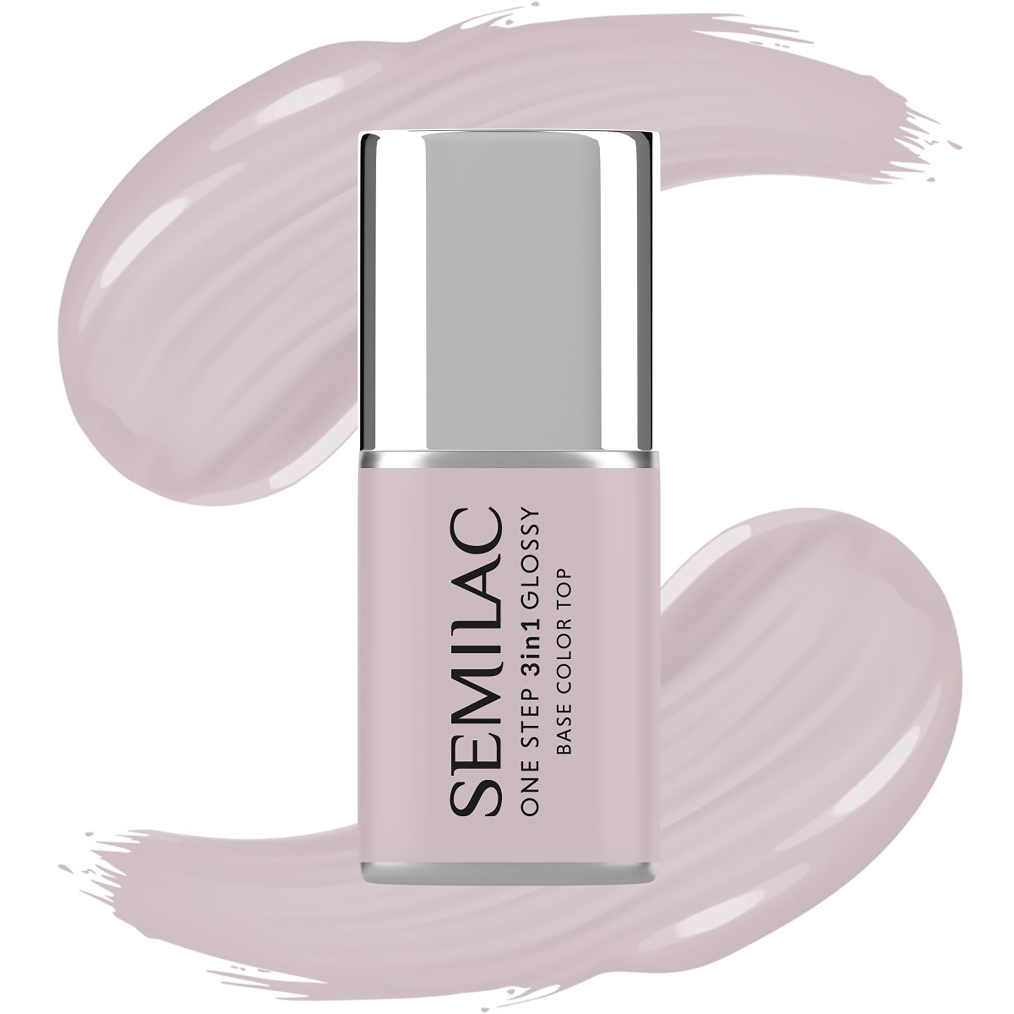 SEMILAC UV Gel Polish One Step 3in1 Glossy S610 Barely Pink