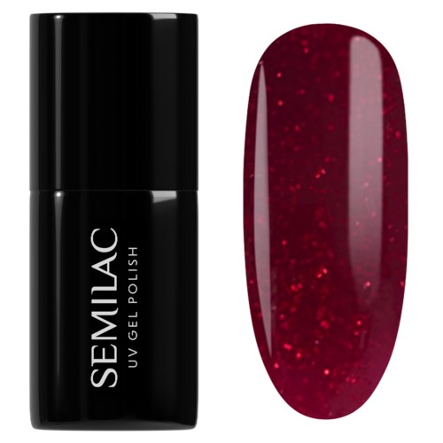 SEMILAC UV Gel Polish Silky Rouge