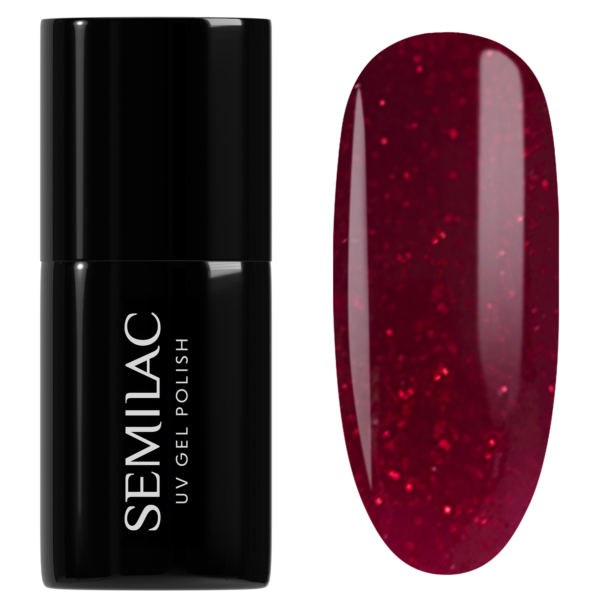 SEMILAC UV Gel Polish Silky Rouge