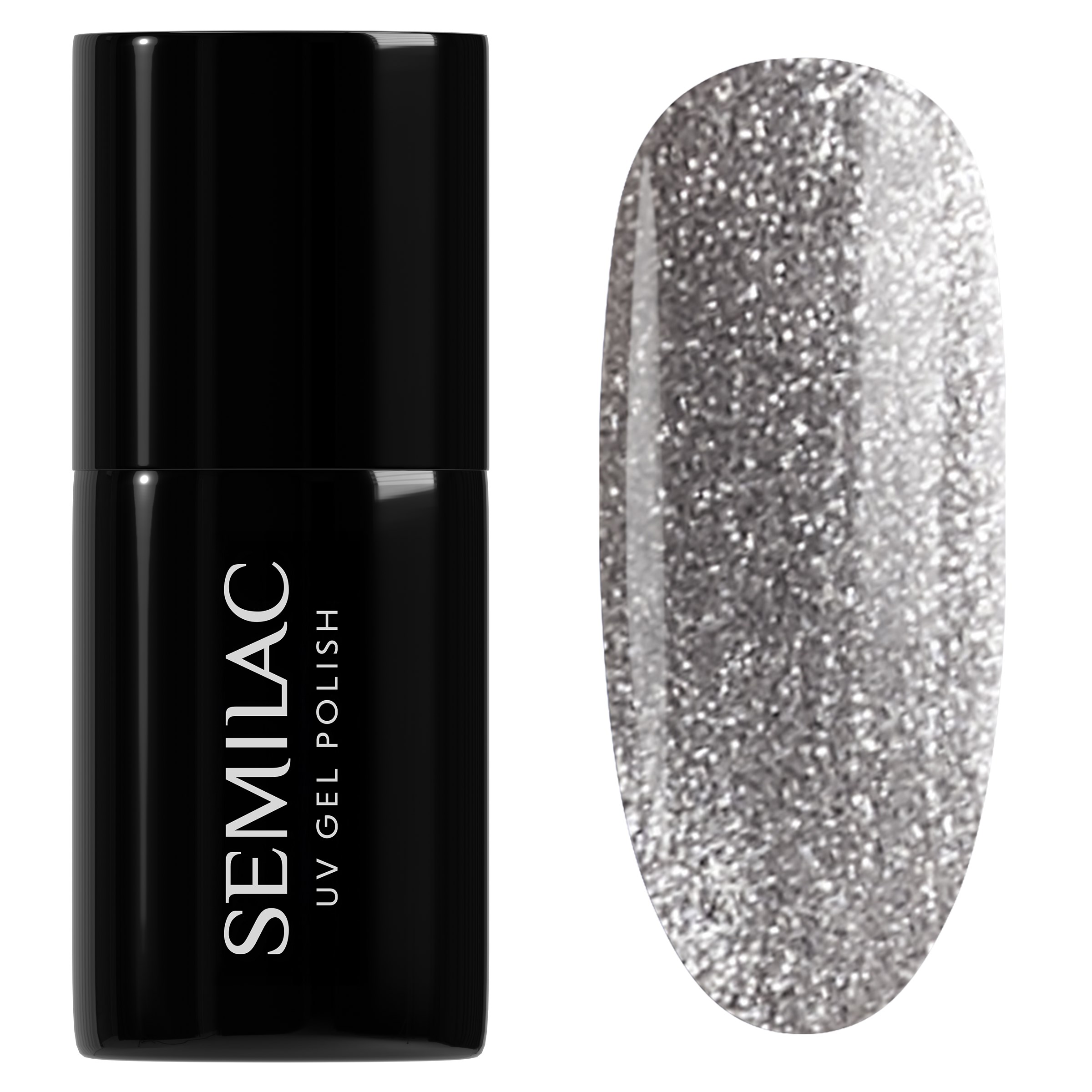 SEMILAC UV Gel Polish Silver Magnetic