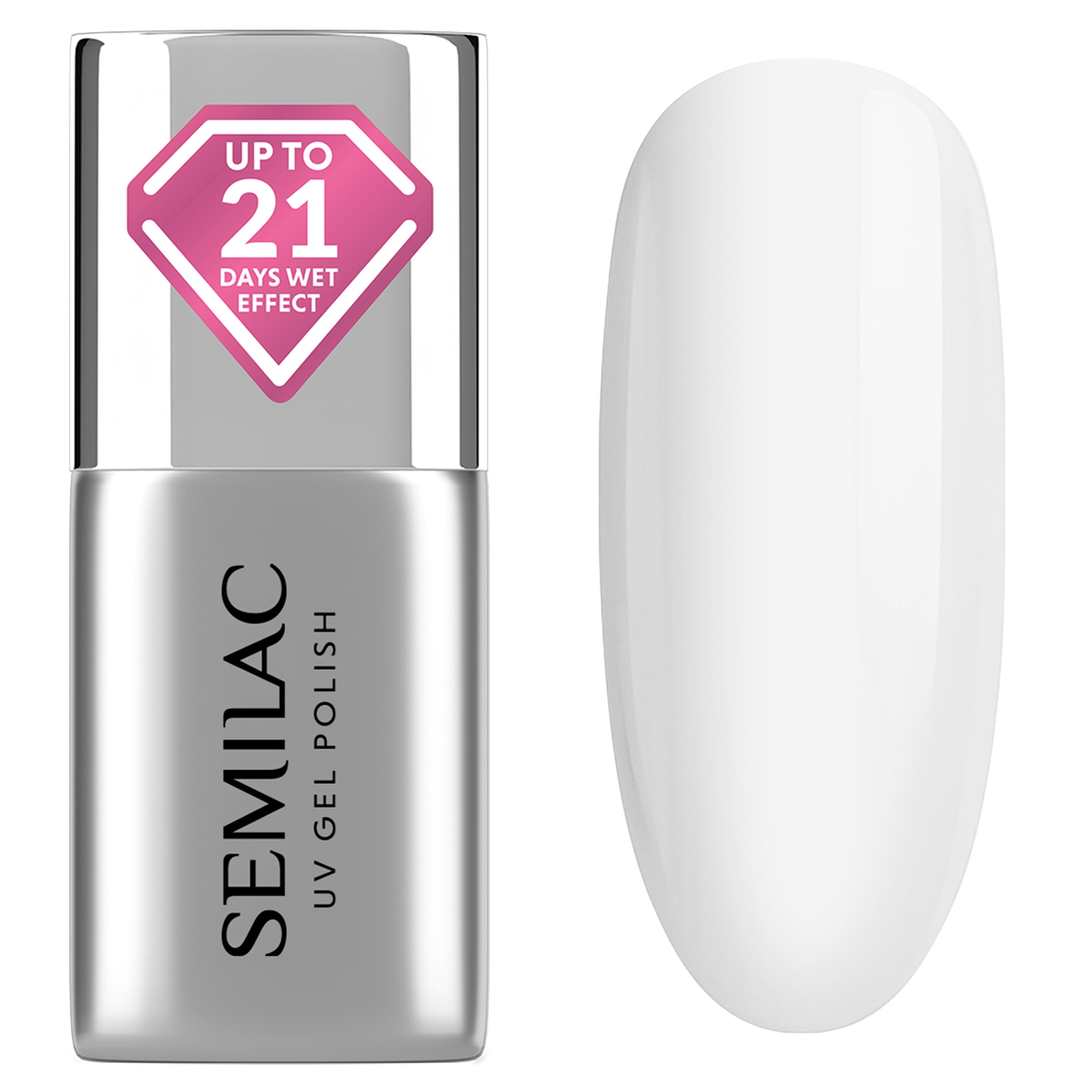 SEMILAC UV Gel Polish Top Coat Get Wet