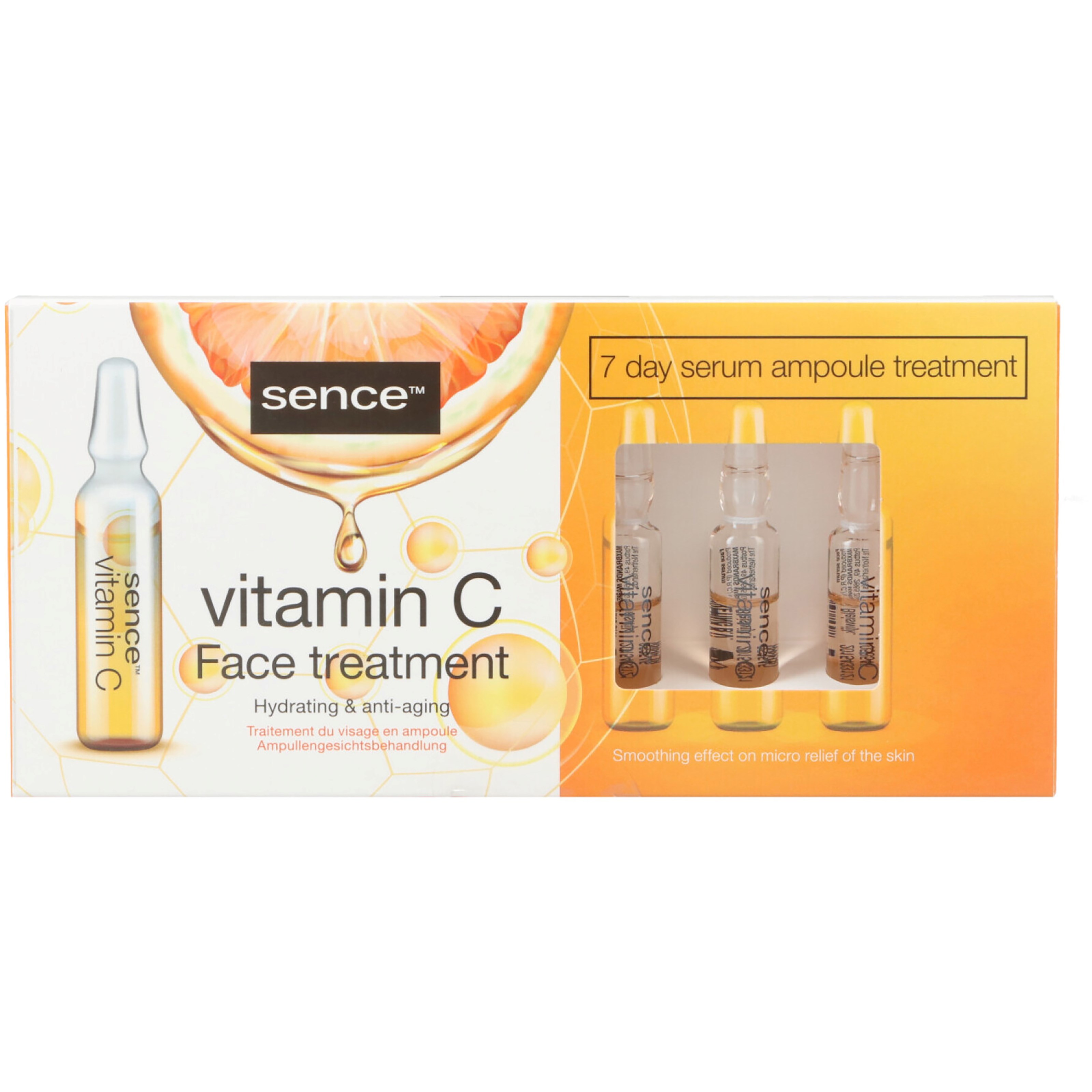 Läs mer om Sencebeauty Face Treatment Kit Vitamin-C Ampoules 14 ml