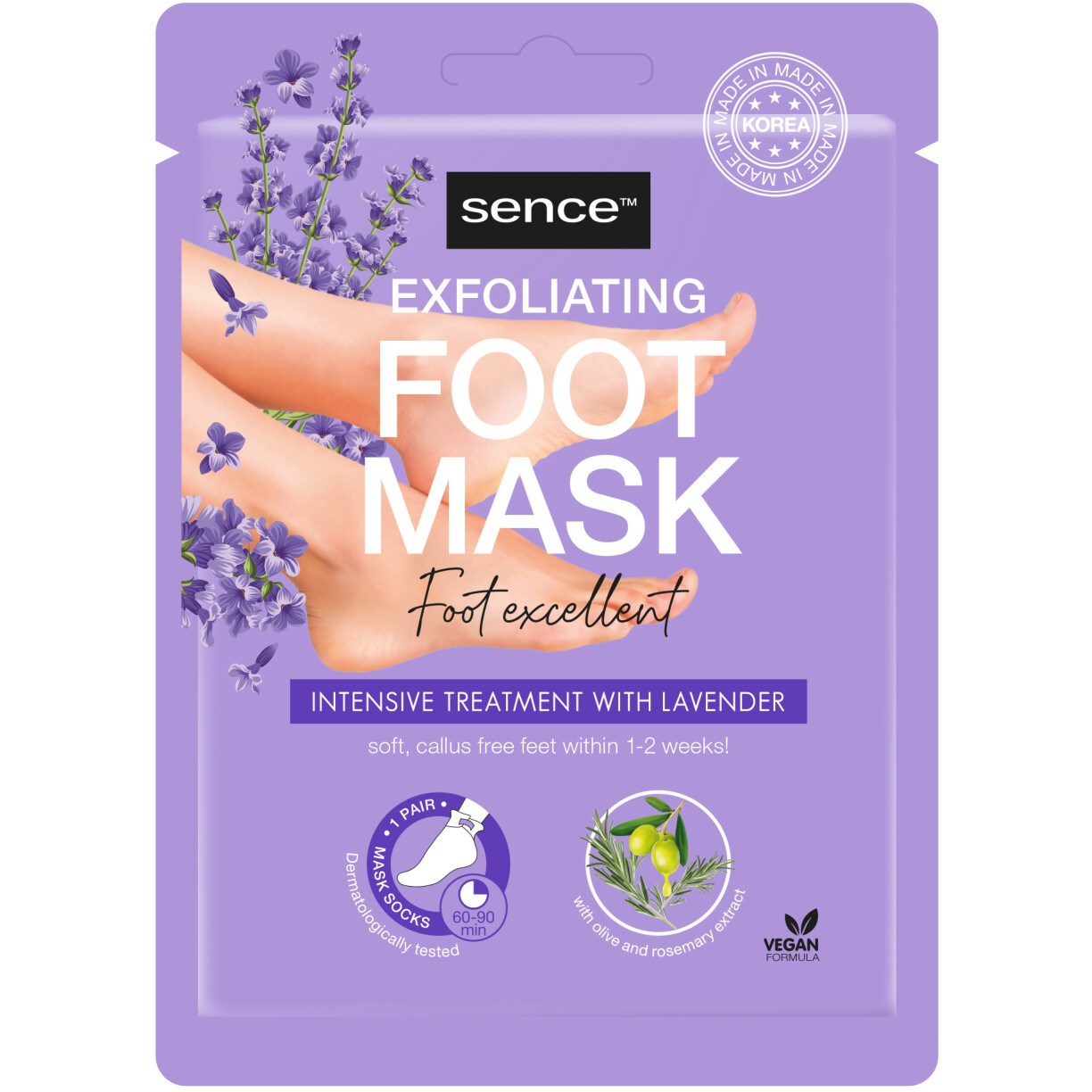 Produktfoto för Sencebeauty Foot Mask Exfoliating Foot Excellent 40 ml