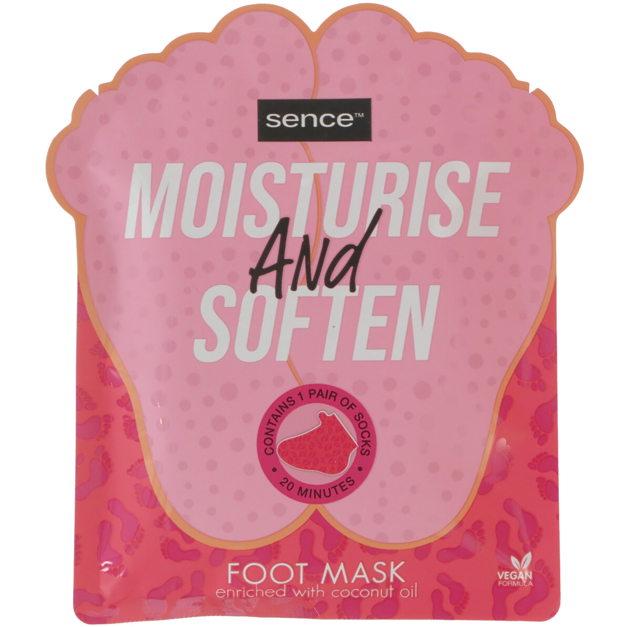 Läs mer om Sencebeauty Foot Mask Glow Girls 40 ml