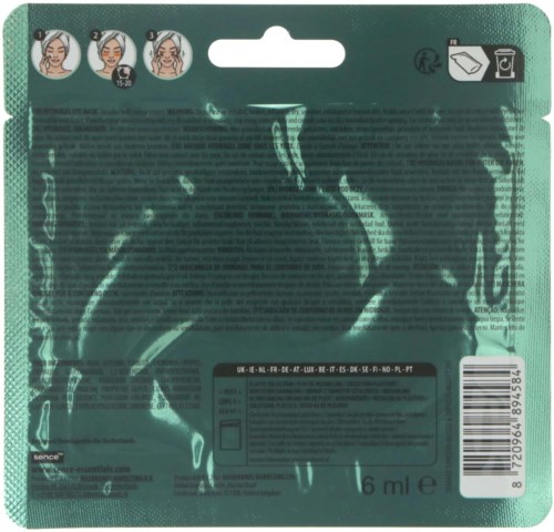 Opakowanie zawiera instrukcje produktu kosmetycznego z ilustracjami, kodem kreskowym i tekstem. Zawiera 6 ml.