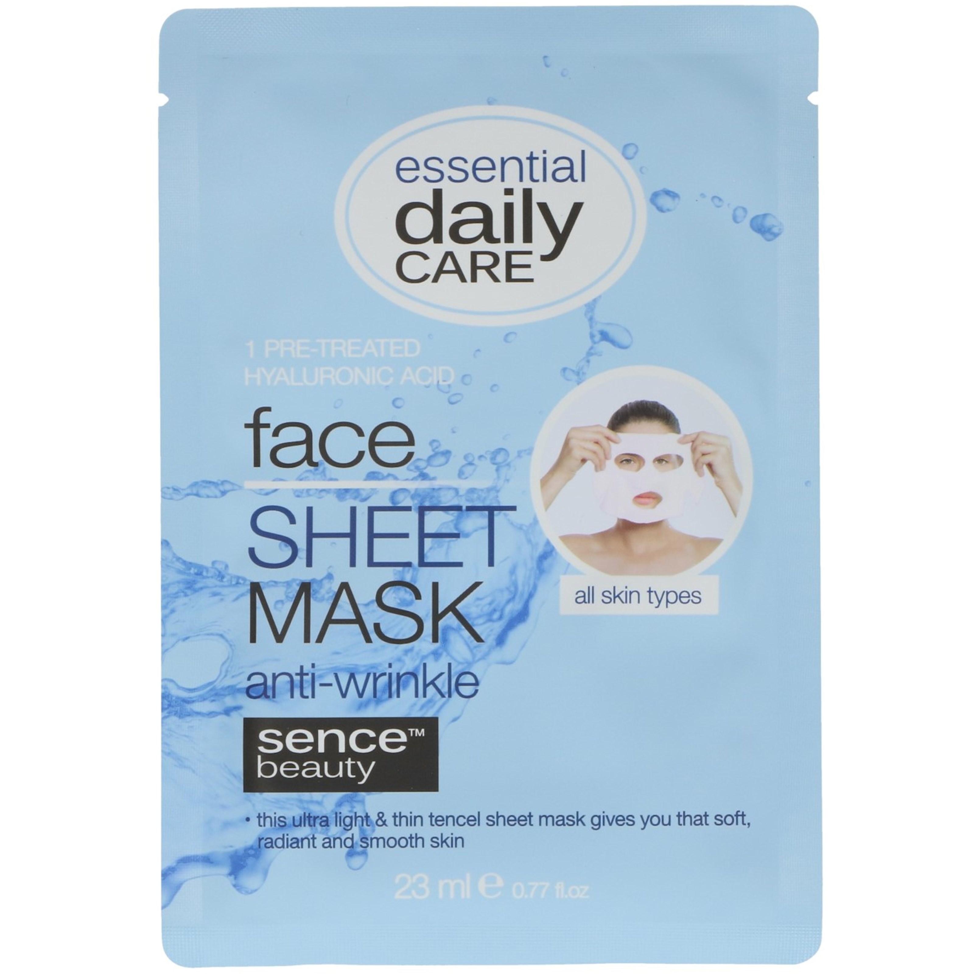 Bilde av Sencebeauty Face Sheet Mask- Cleansing & Hydrating 23 Ml