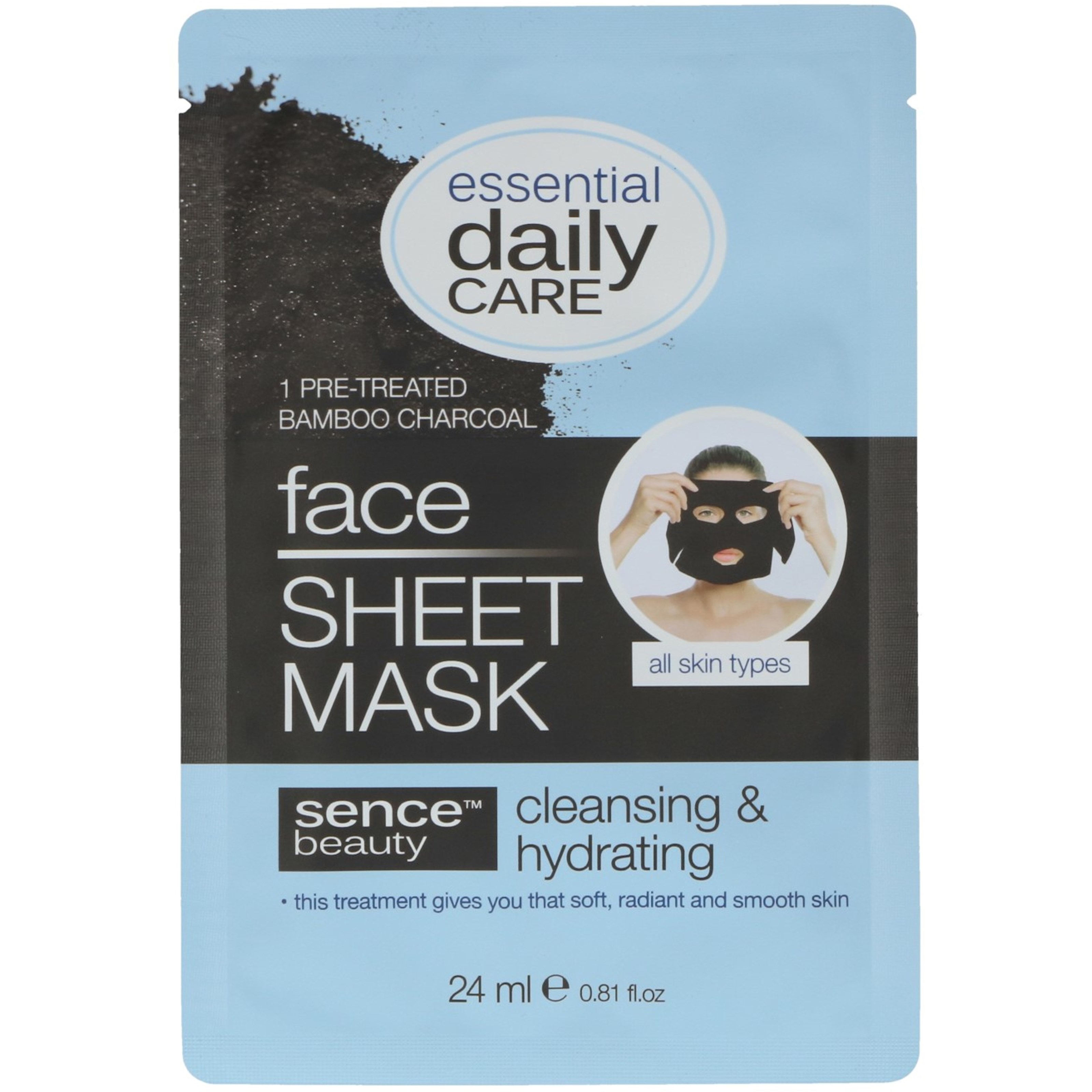 Läs mer om Sencebeauty Face Sheet Mask- Cleansing & Hydrating 24 ml