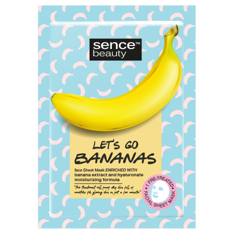 Läs mer om Sencebeauty Facial Mask Lets Go Bananas