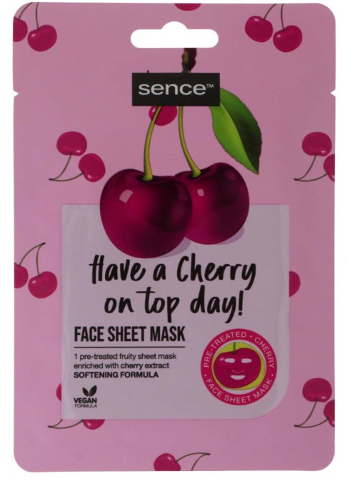 Sence Printed Facial Sheet Mask Have A Cherry On Top Day 20 ml