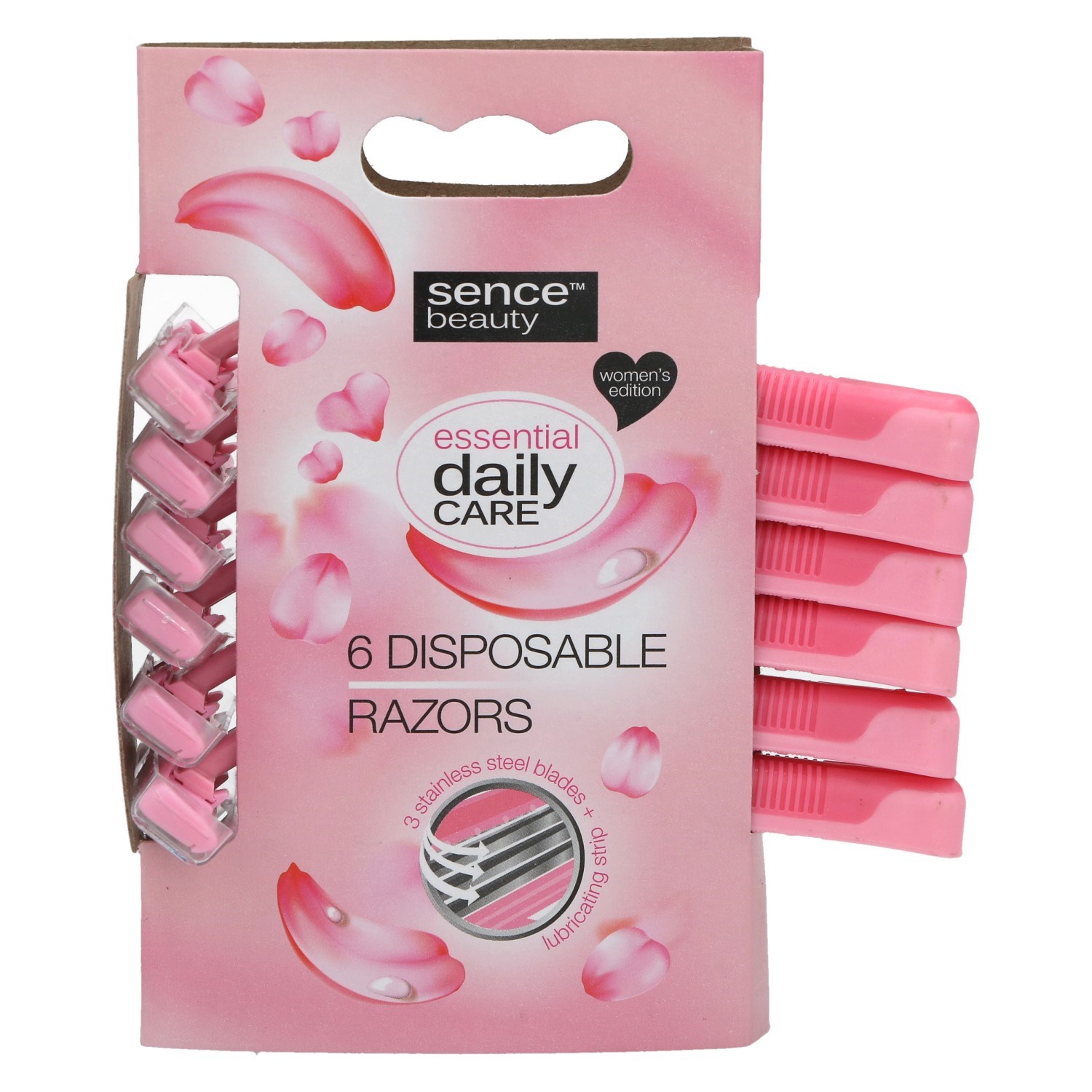 Sence Essential daily care 6 Disposable Razors 6 stk