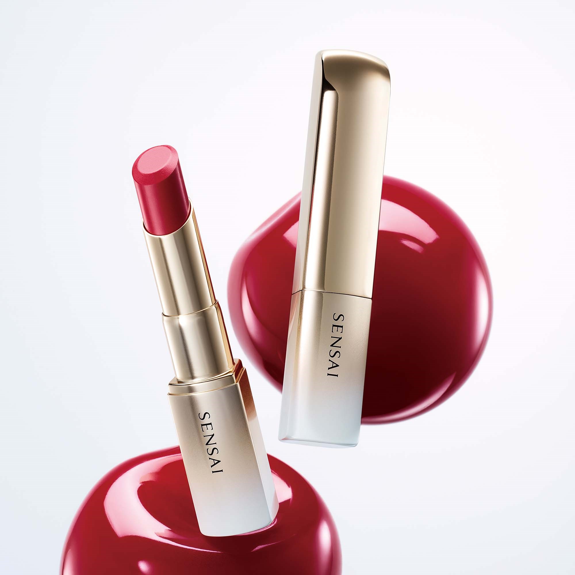 Sensai Moisture Intense Lipstick MI12 Cassis Red (obrázok 4)