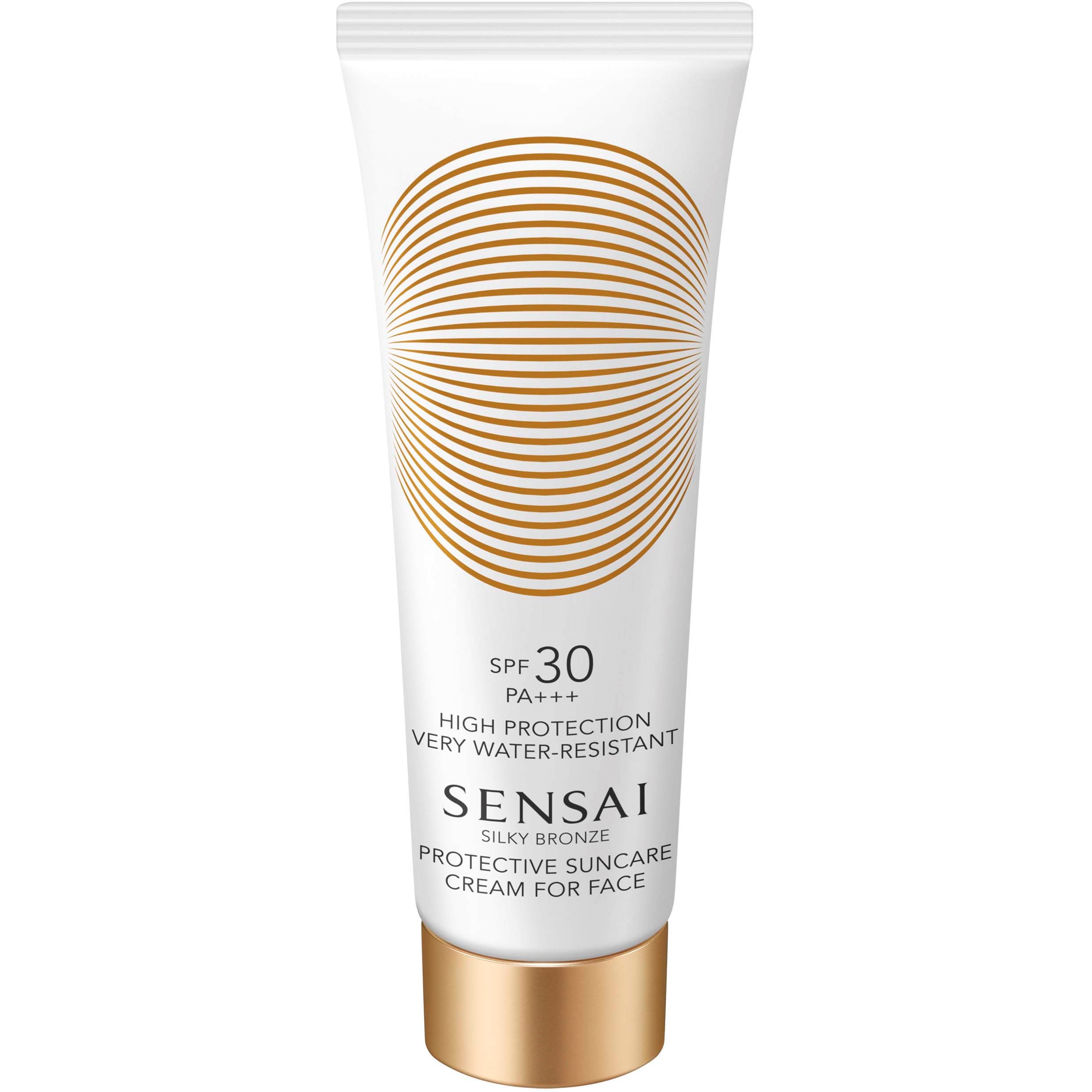 Läs mer om Sensai Silky Bronze Protective Cream Face SPF30 50 ml