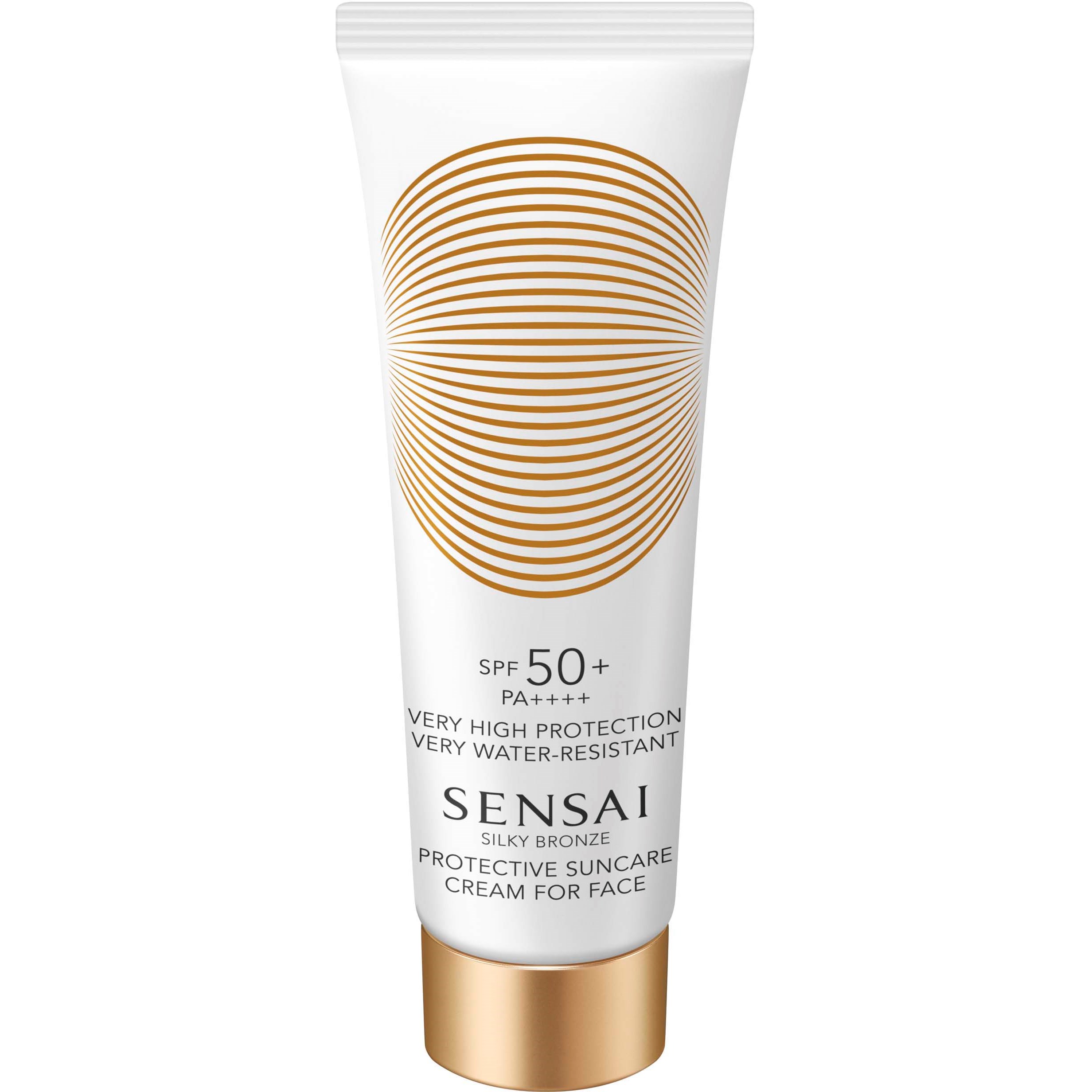 Läs mer om Sensai Silky Bronze Protective Cream Face SPF50+ 50 ml