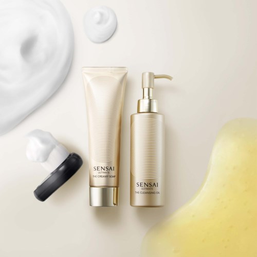 Sensai Ultimate The Creamy Soap + Brush | lyko.com