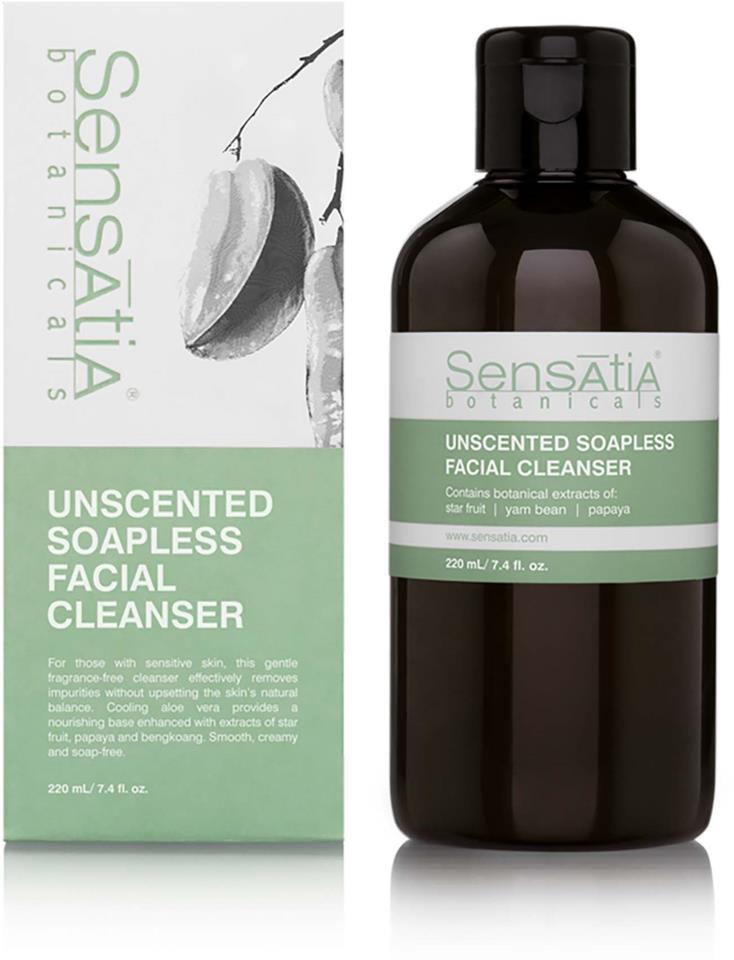 Sensatia Botanicals  Unscented Soapless Facial Cleanser 220 ml