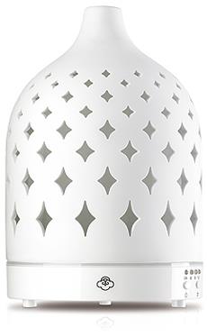 Serene House ultrasonic diffuser 125mm- stars white w/ white