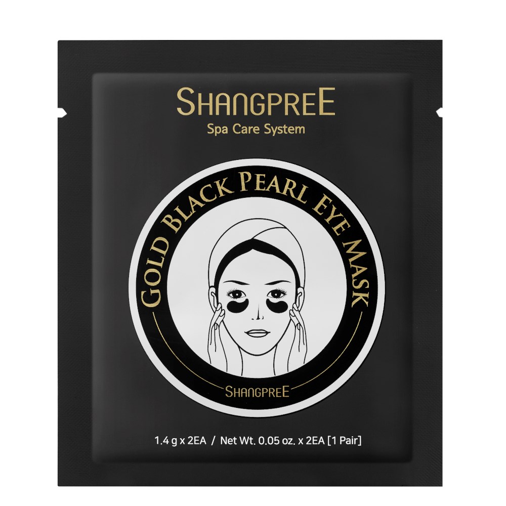 Shangpree Gold Black Pearl Eye Mask