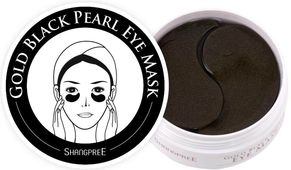 Shangpree Gold Black Pearl Eye Mask