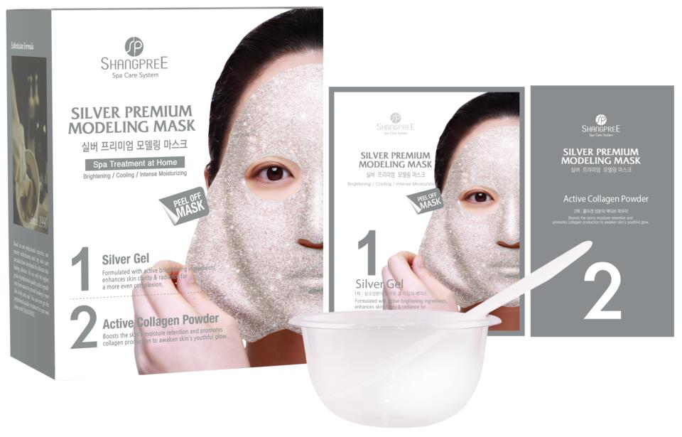 Shangpree Premium Modeling Silver Mask (Inclu. Bowl & Spatula)