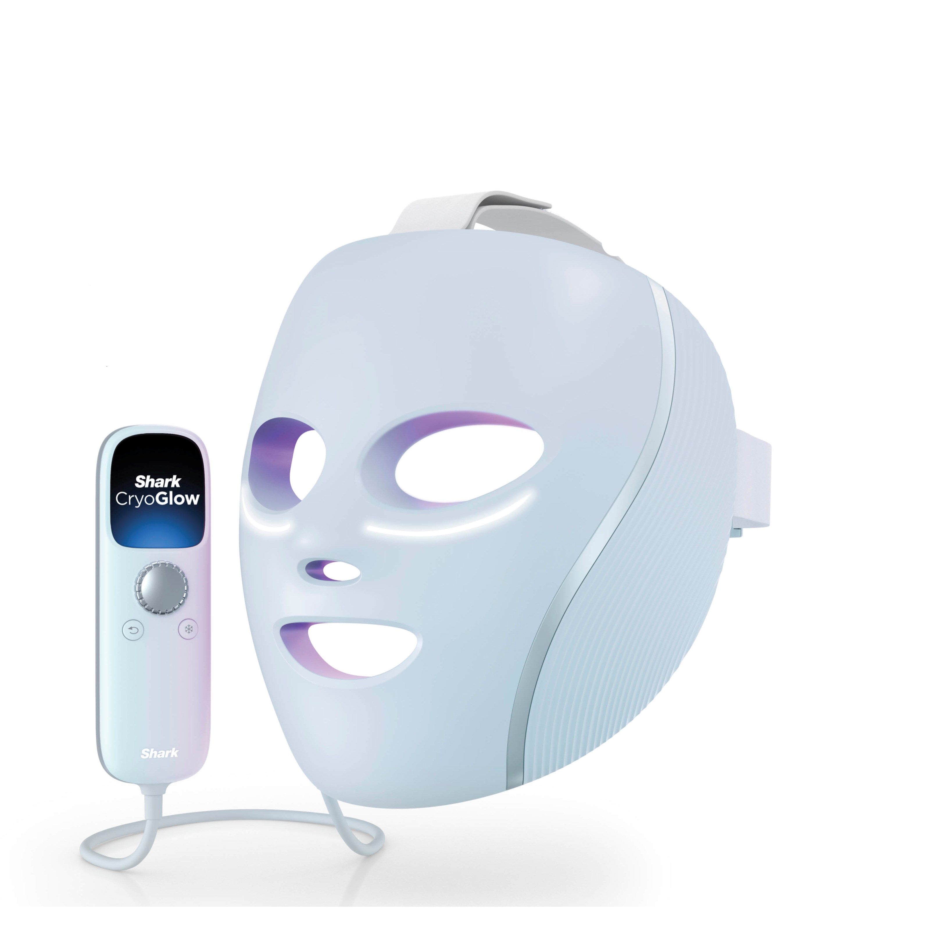 Shark Beauty CryoGlow Red Blue & Infrared iQLED Face Mask & Under