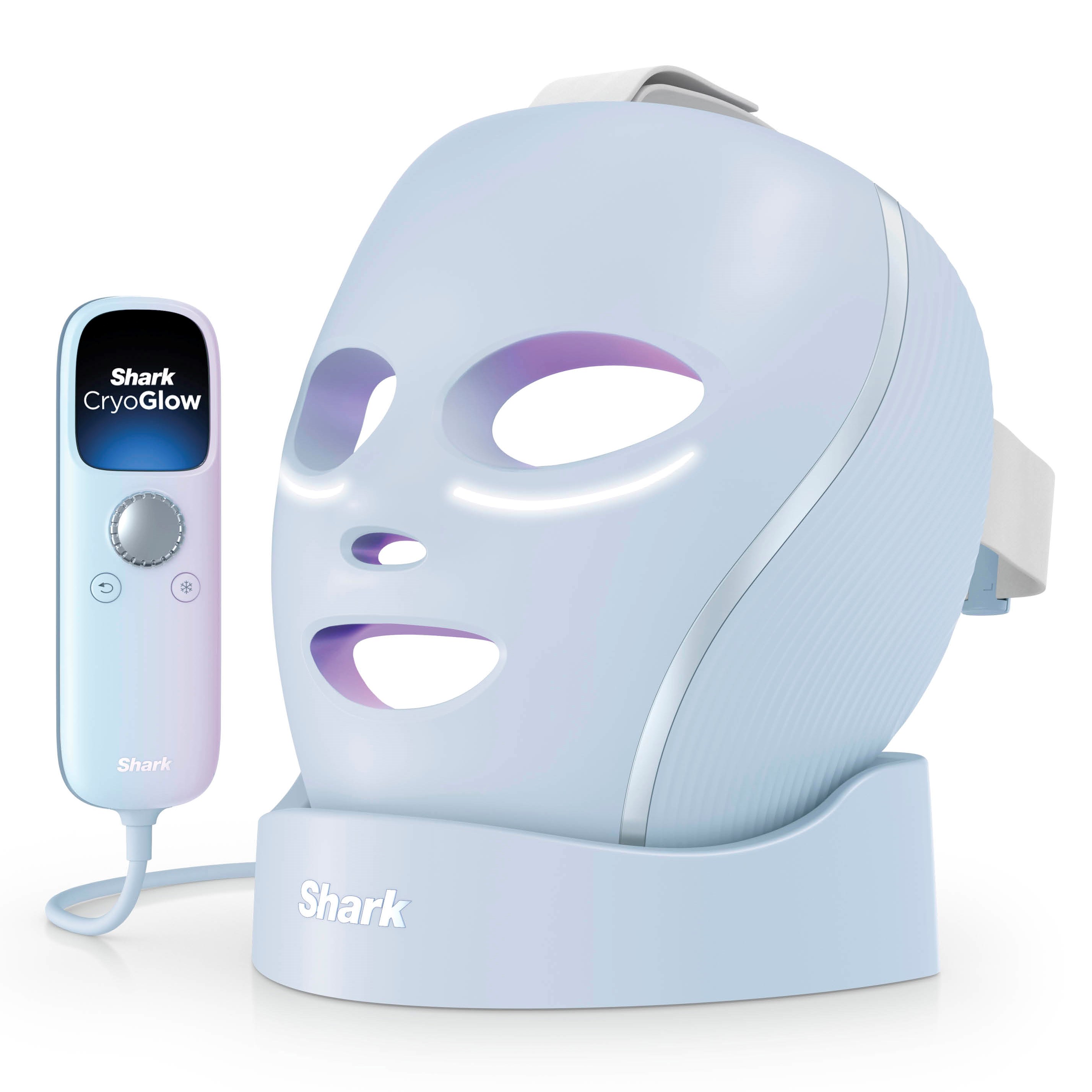 Shark Beauty CryoGlow Red Blue & Infrared iQLED Face Mask & Under