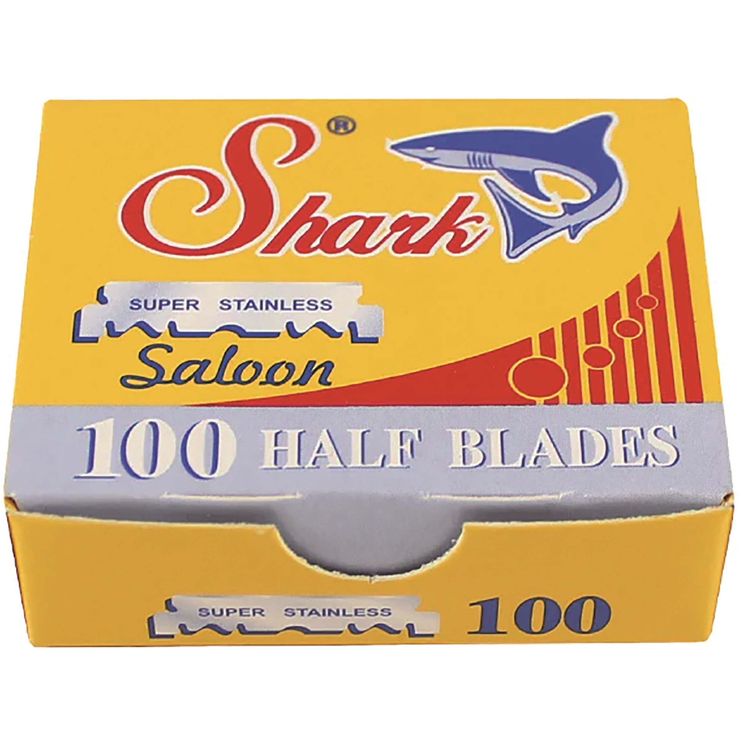Shark Saloon Single Edge Razor Blades 100-Pack 100 stk billede
