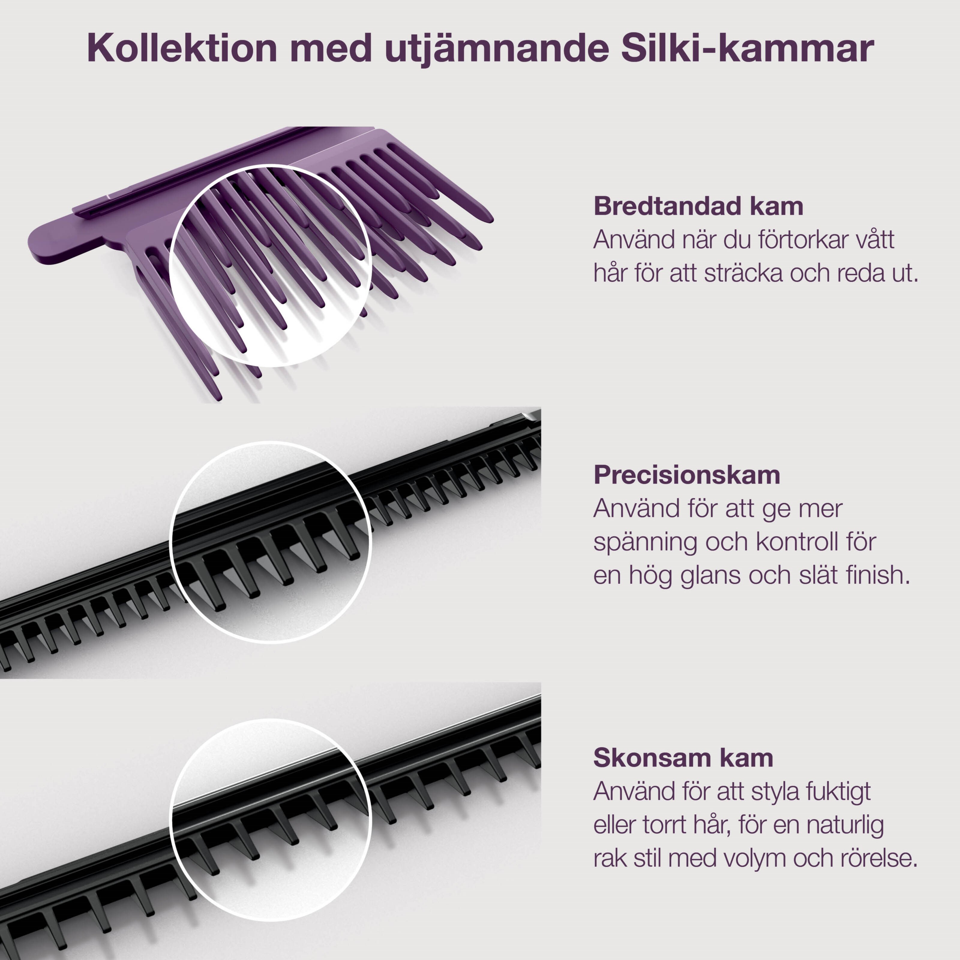 Shark Beauty Silki with Storage Case – Amethyst (zdjęcie 5)