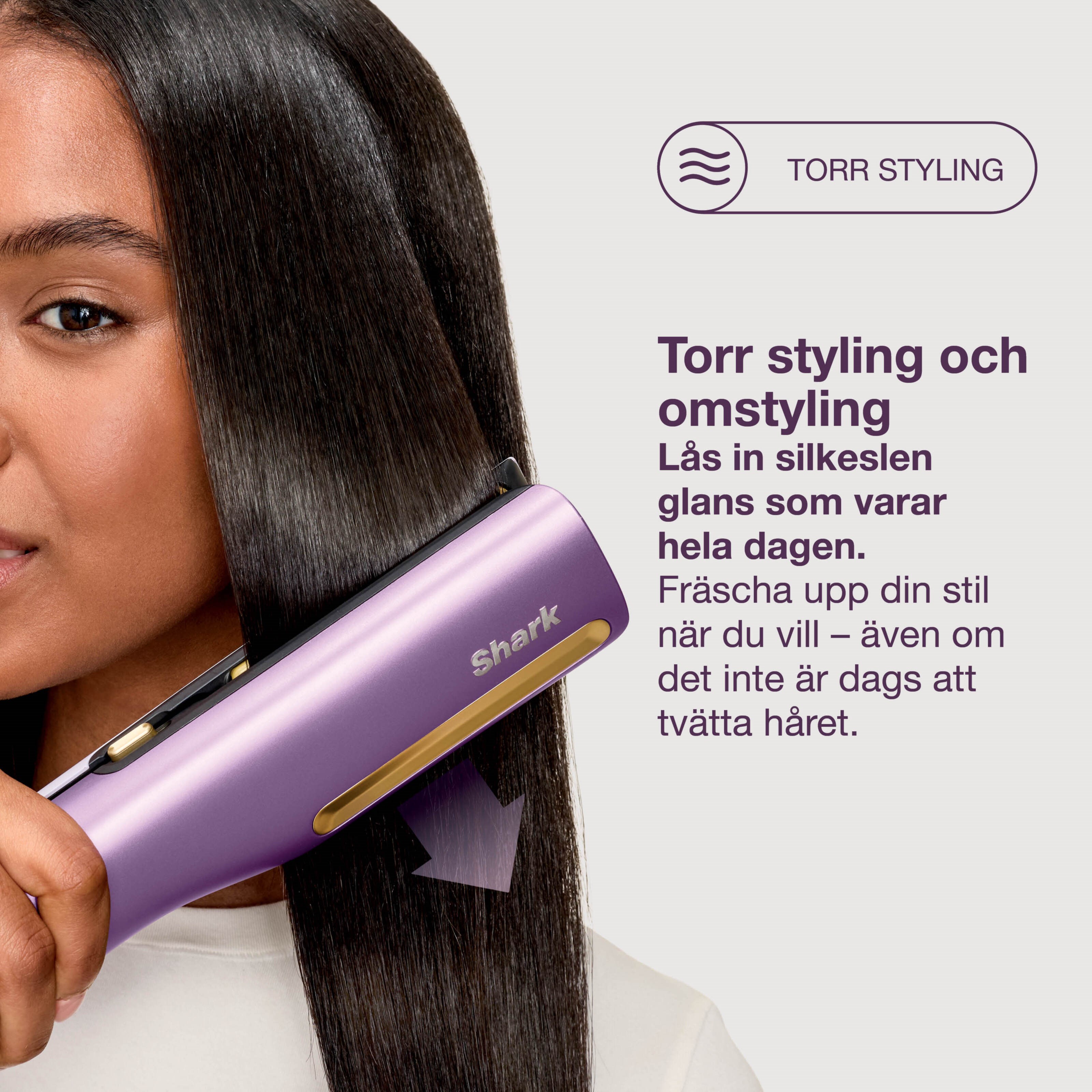 Shark Beauty Silki with Storage Case – Amethyst (zdjęcie 8)