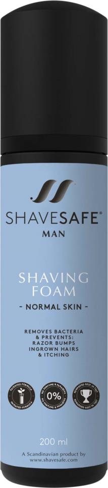 Shavesafe Man Shaving Foam Normal Skin 200ml