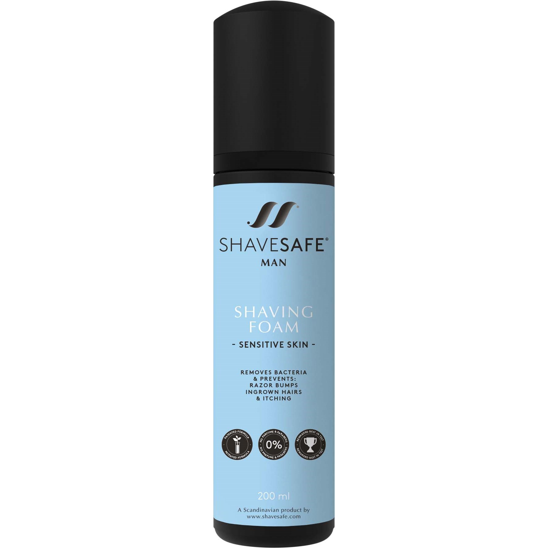 Läs mer om ShaveSafe Man Shaving Foam Sensitive Skin 200 ml