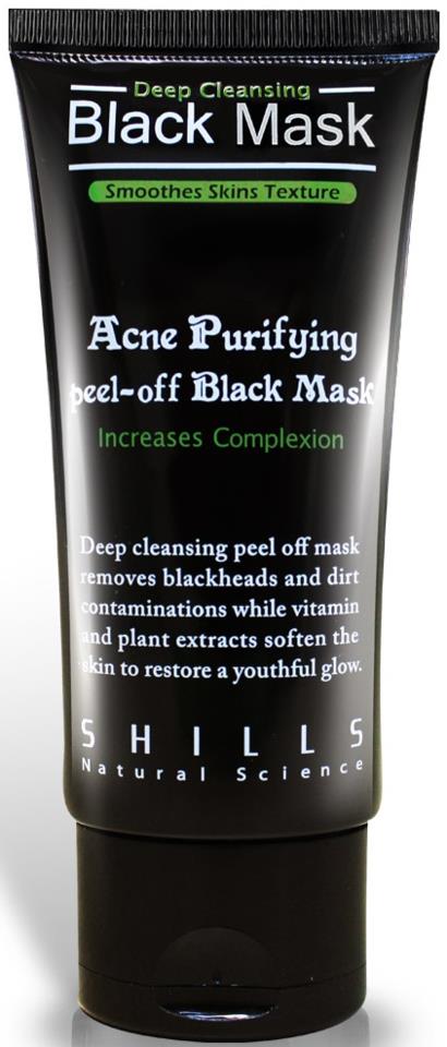 SHILLS Activated Charcoal Purifying Peel-off Black Mask