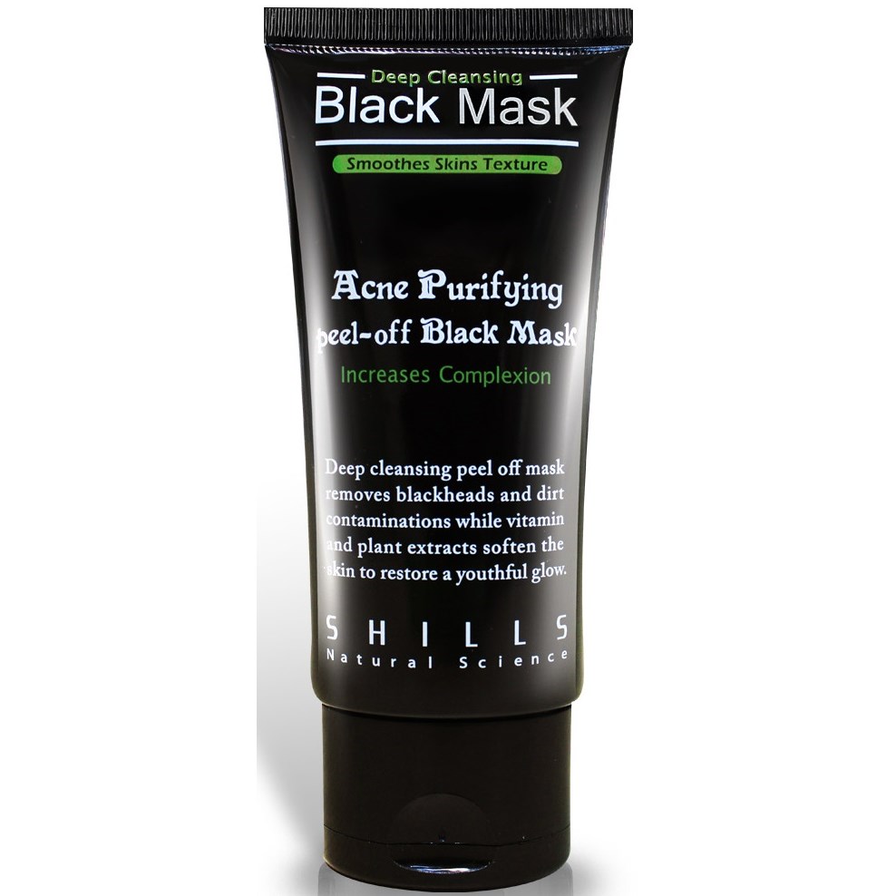 SHILLS Activated Charcoal Purifying Peel-off Black Mask 50 ml