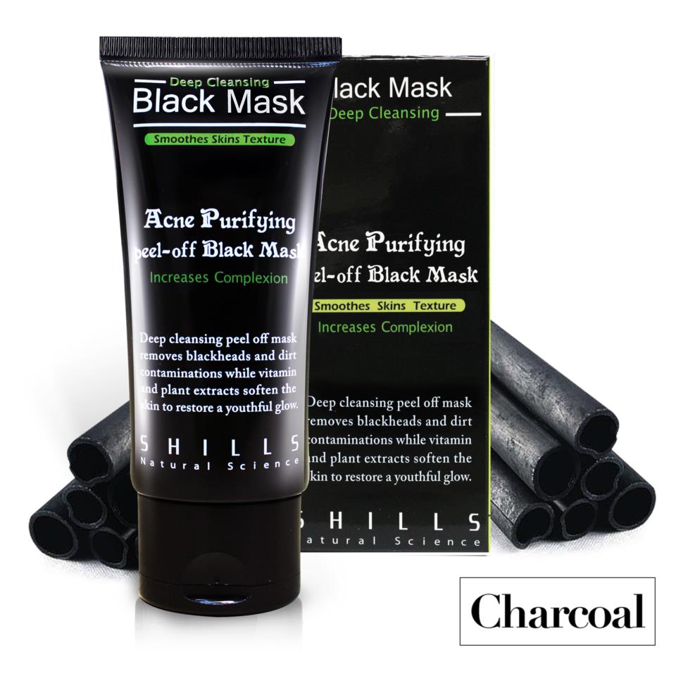 SHILLS Activated Charcoal Purifying Peel-off Black Mask