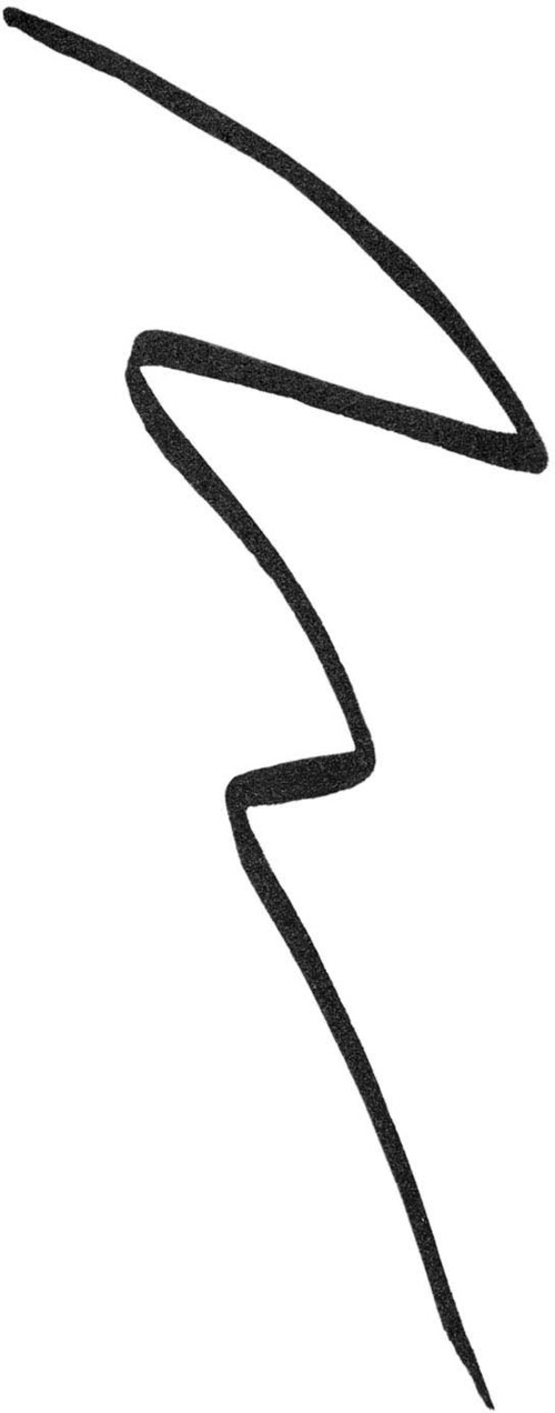 En enkel sort linje buer og zigzagger på hvid baggrund, abstrakt og minimalistisk.