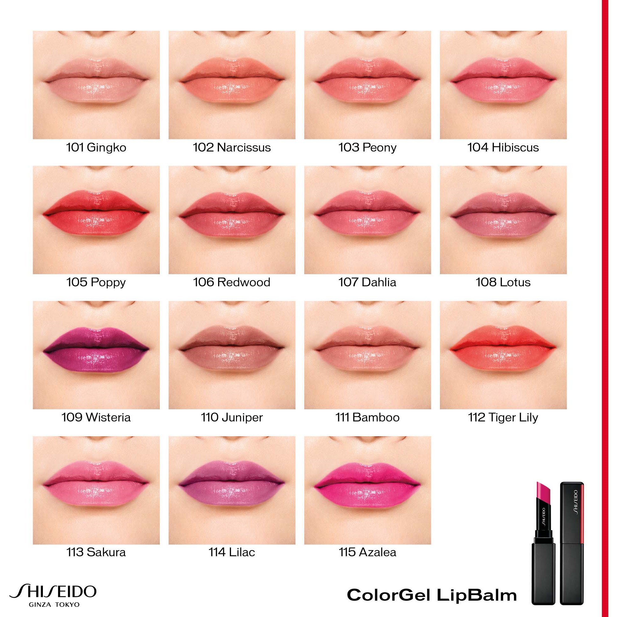 Shiseido ColorGel Lipbalm 106 Redwood (obrázok 3)