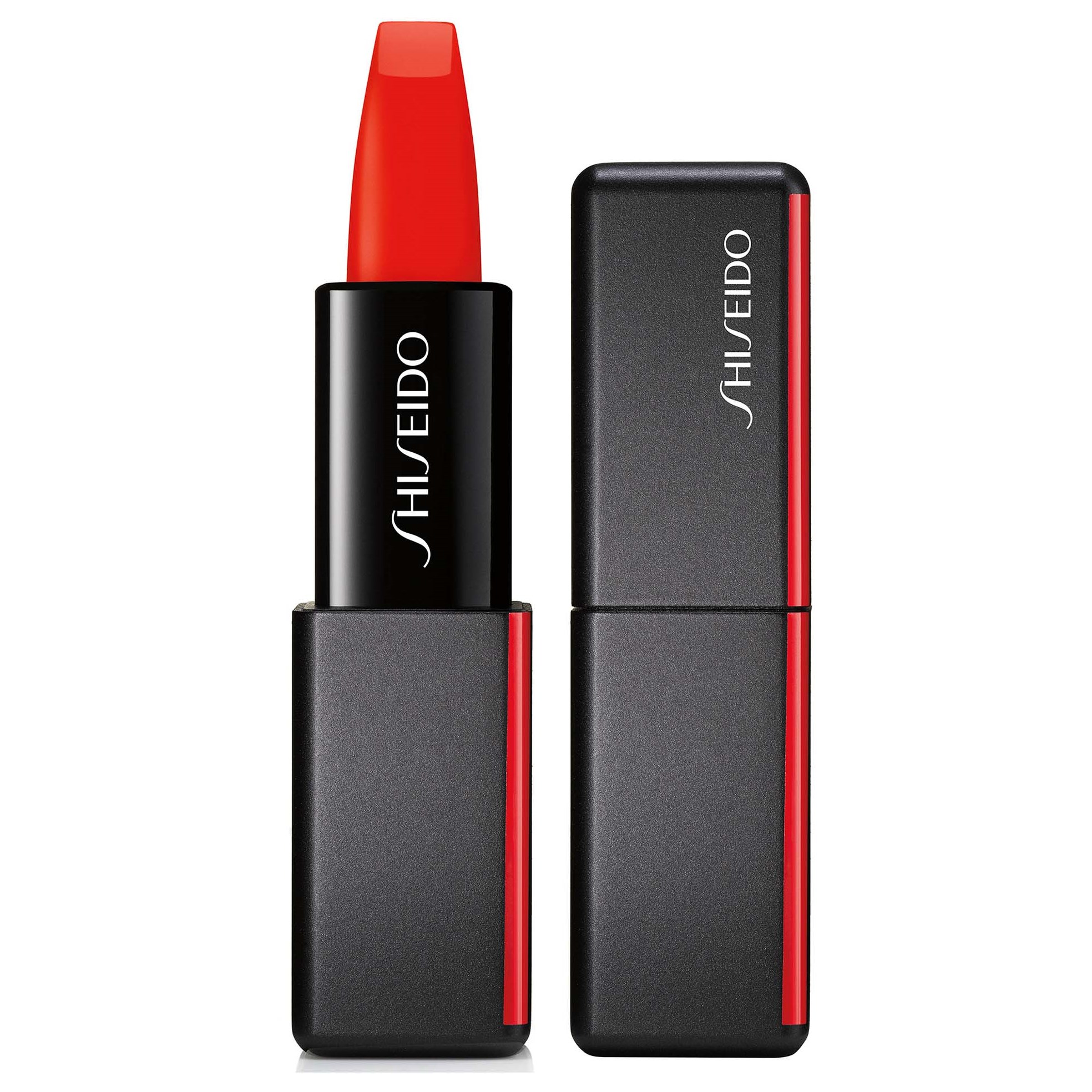 Läs mer om Shiseido Modernmatte Powder Lipstick 509 Flame