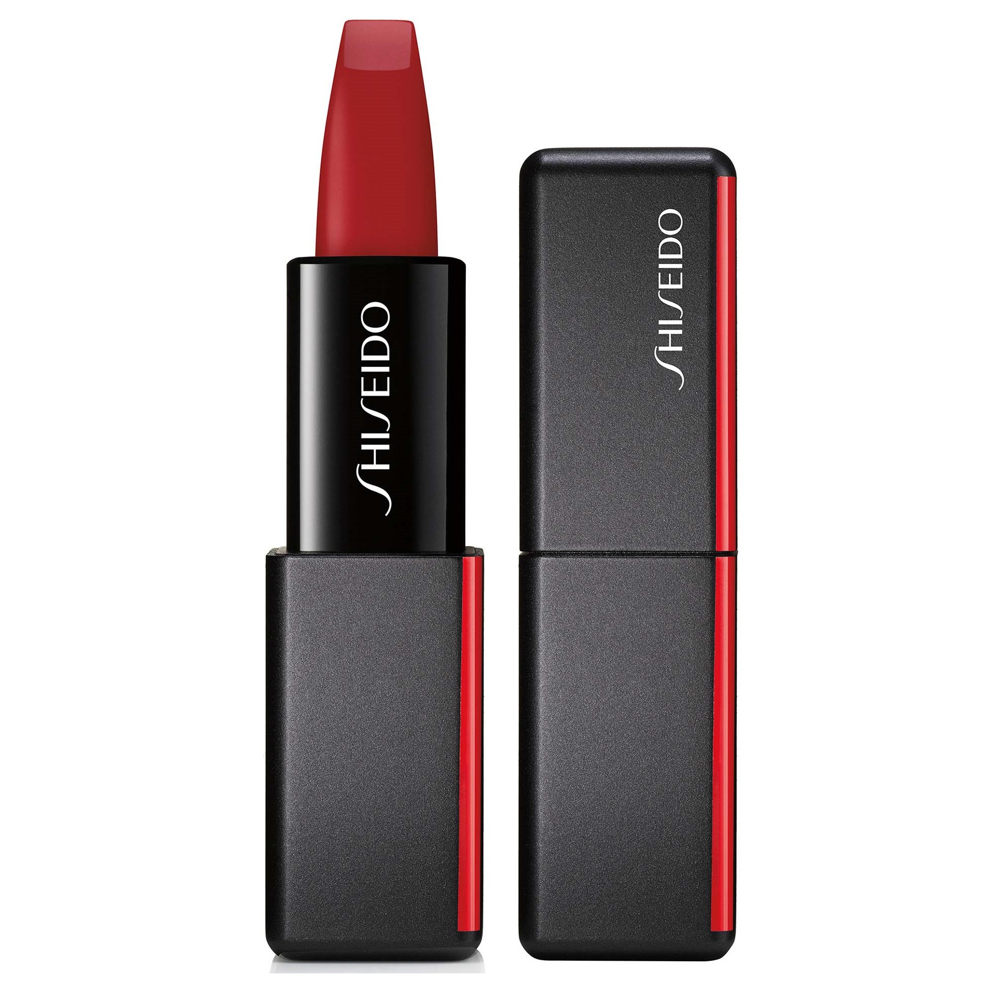 Läs mer om Shiseido Modernmatte Powder Lipstick 516 Exotic red