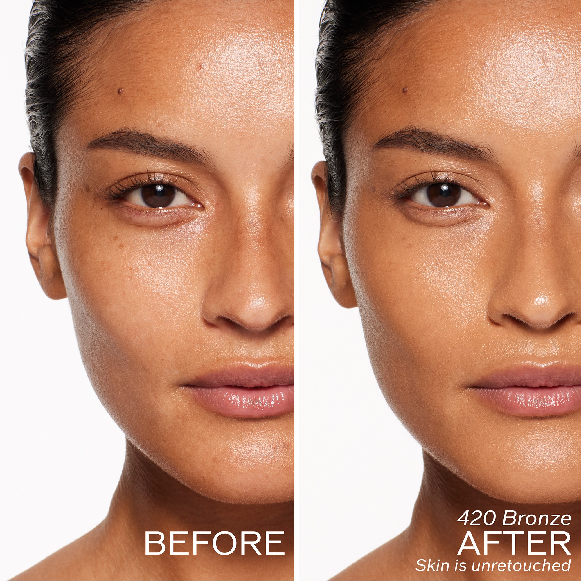 Shiseido RevitalEssence Skin Glow Foundation SPF30 420 Bronze (obrázok 3)