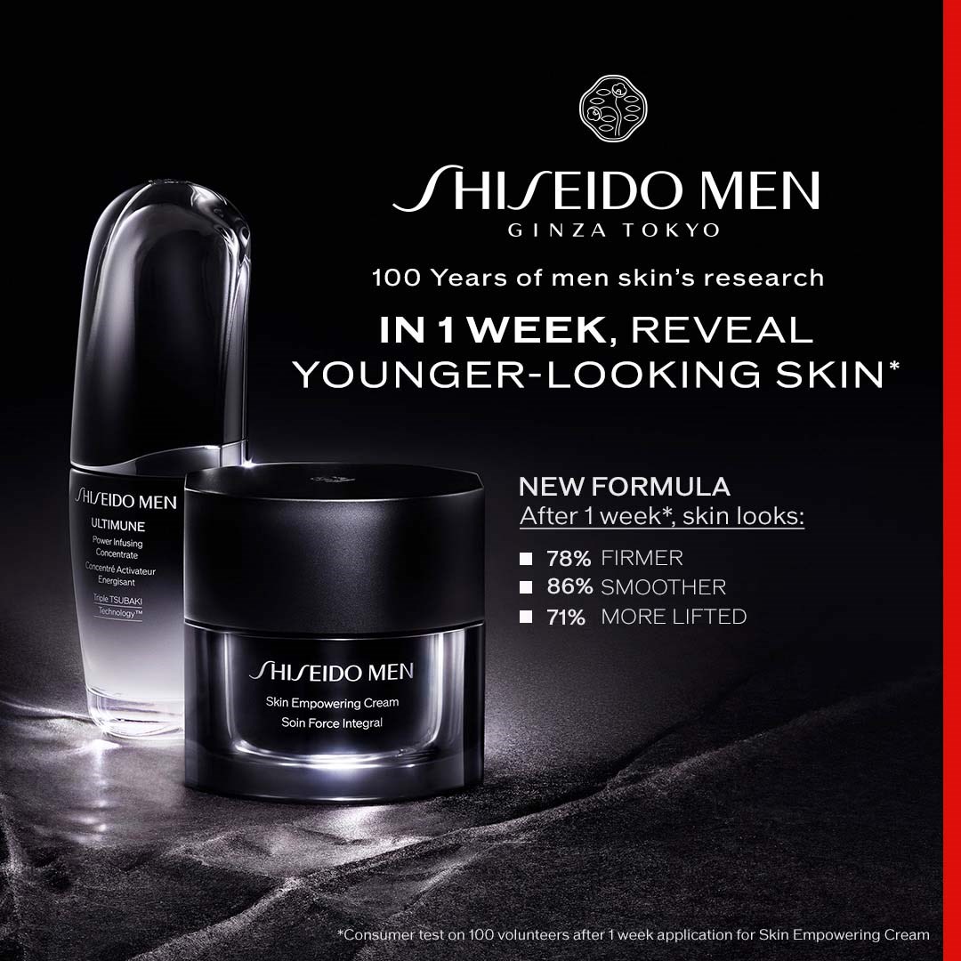 Shiseido Men Skin Empowering Cream Refill 50 ml (obrázok 8)