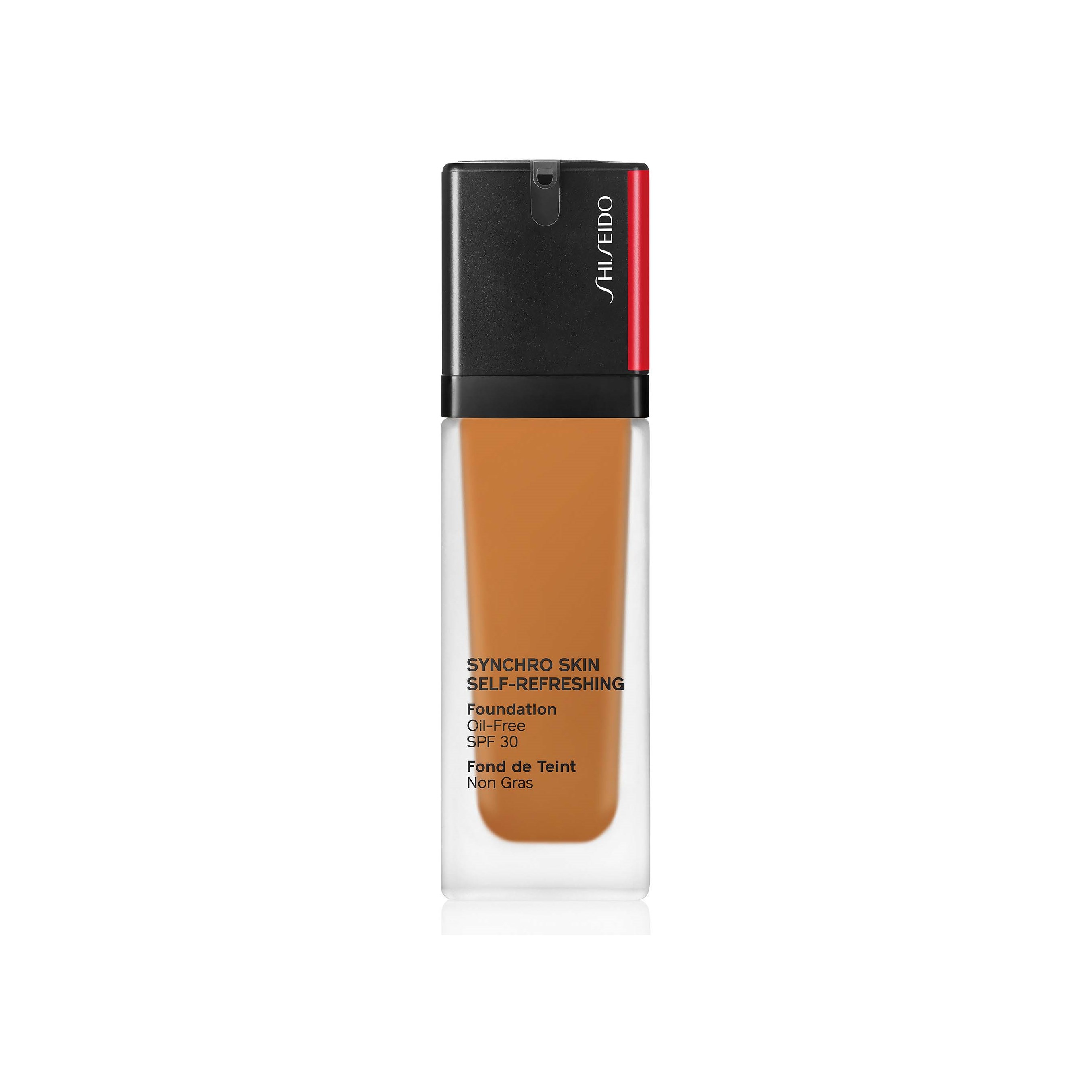 Läs mer om Shiseido Synchro Skin Self Refreshing Foundation 430 Cedar