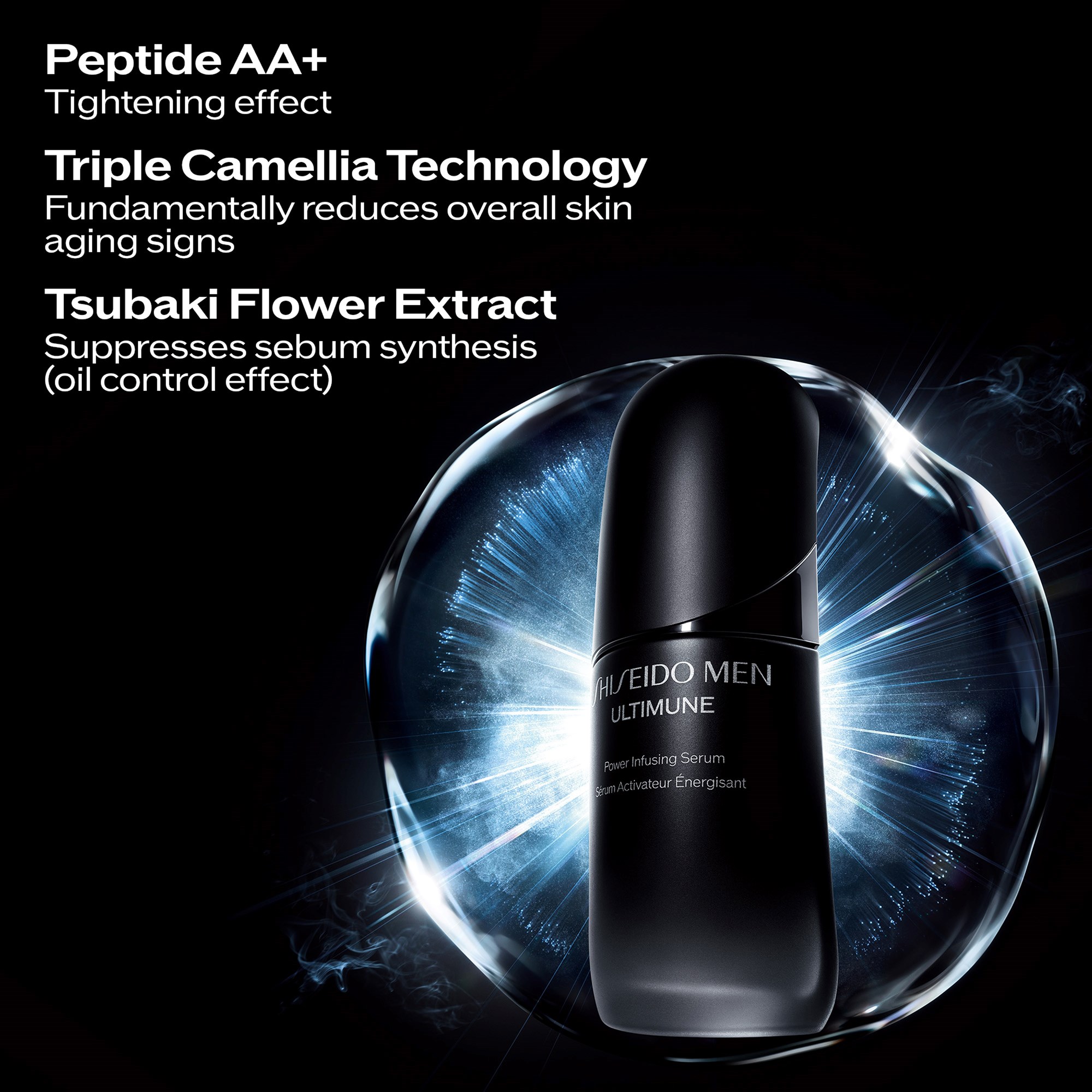 Shiseido Ultimune Men Power Infusing Serum 50 ml (obrázok 4)